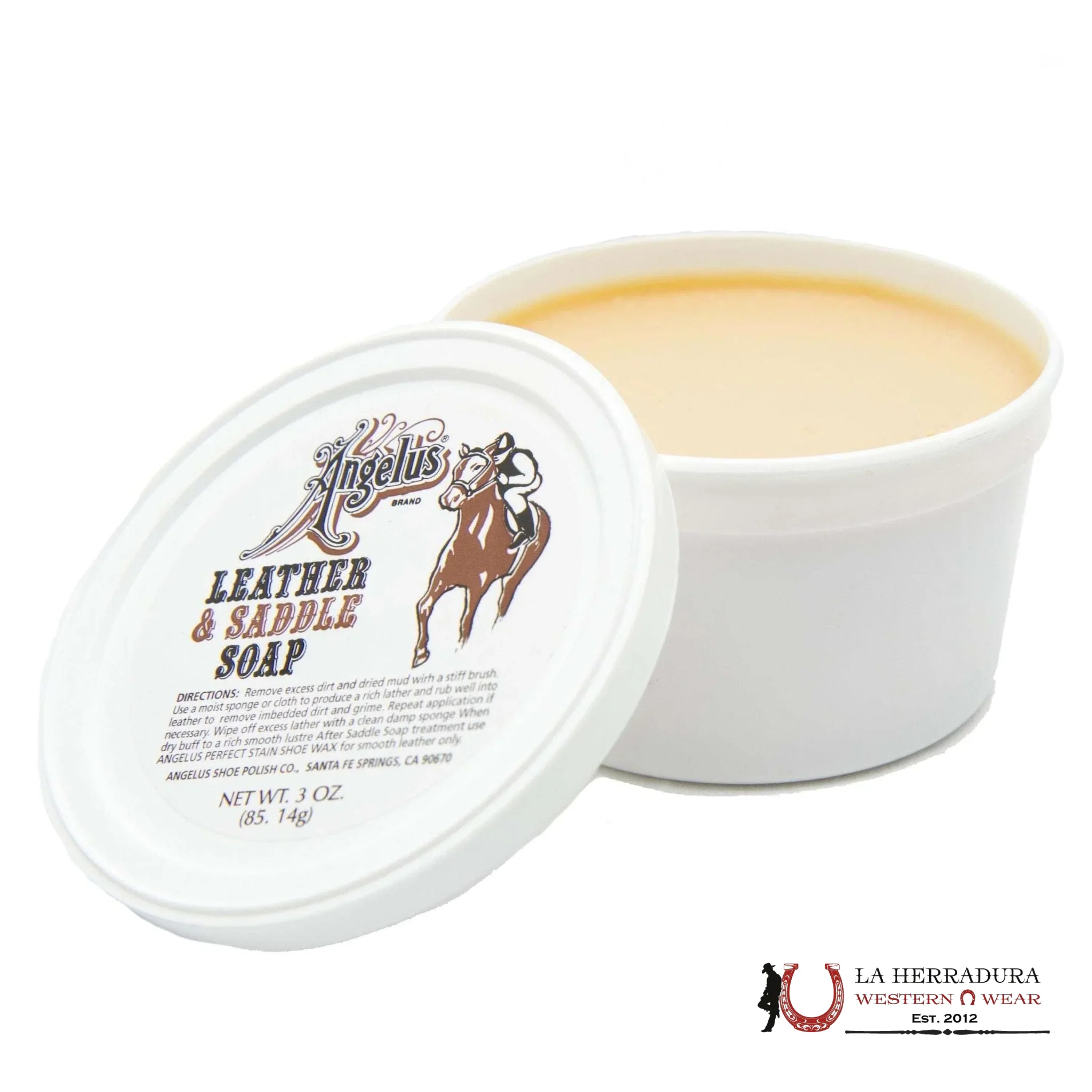 ANGELUS LEATHER SADDLE SOAP 3 oz STANDARD ACCESORIOS