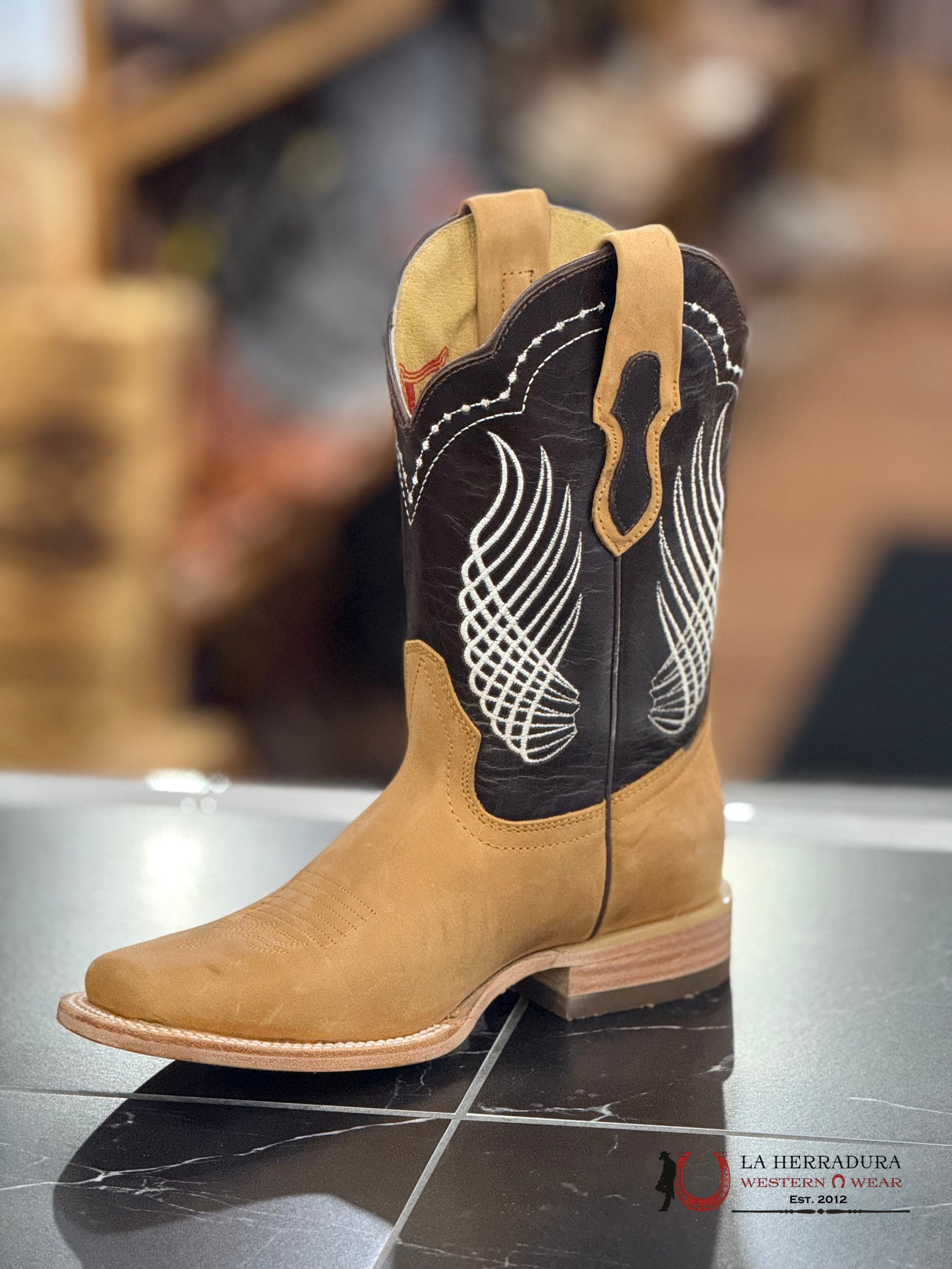 ARANGO BOOTS JOVEN CRAZY GRASSO TAN 4603 NIÑOS