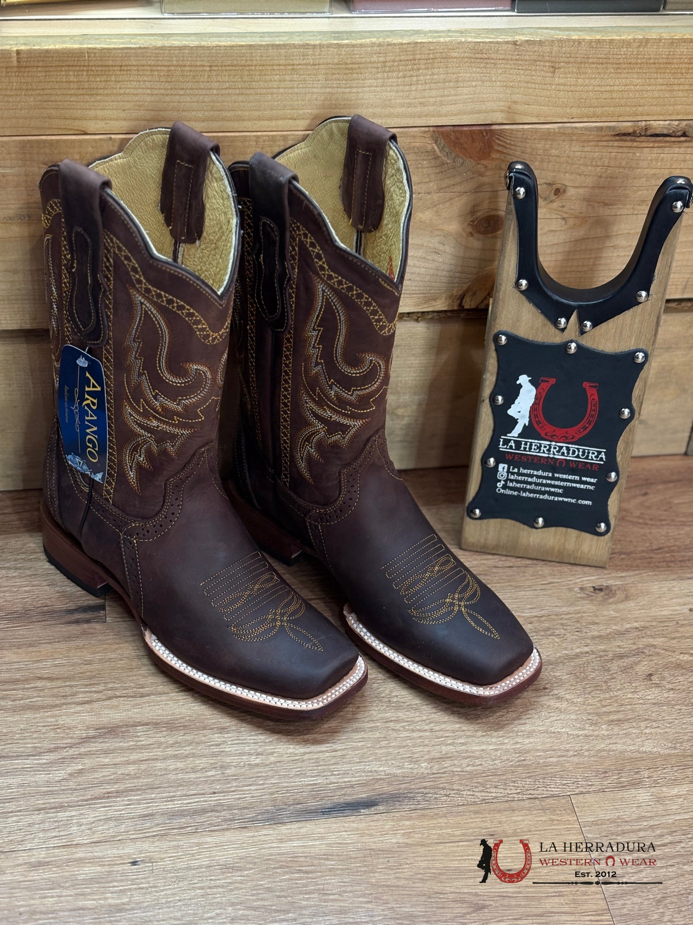 Arango Crazy Grasso Cogñac PBR- 4006 BOTAS HOMBRES