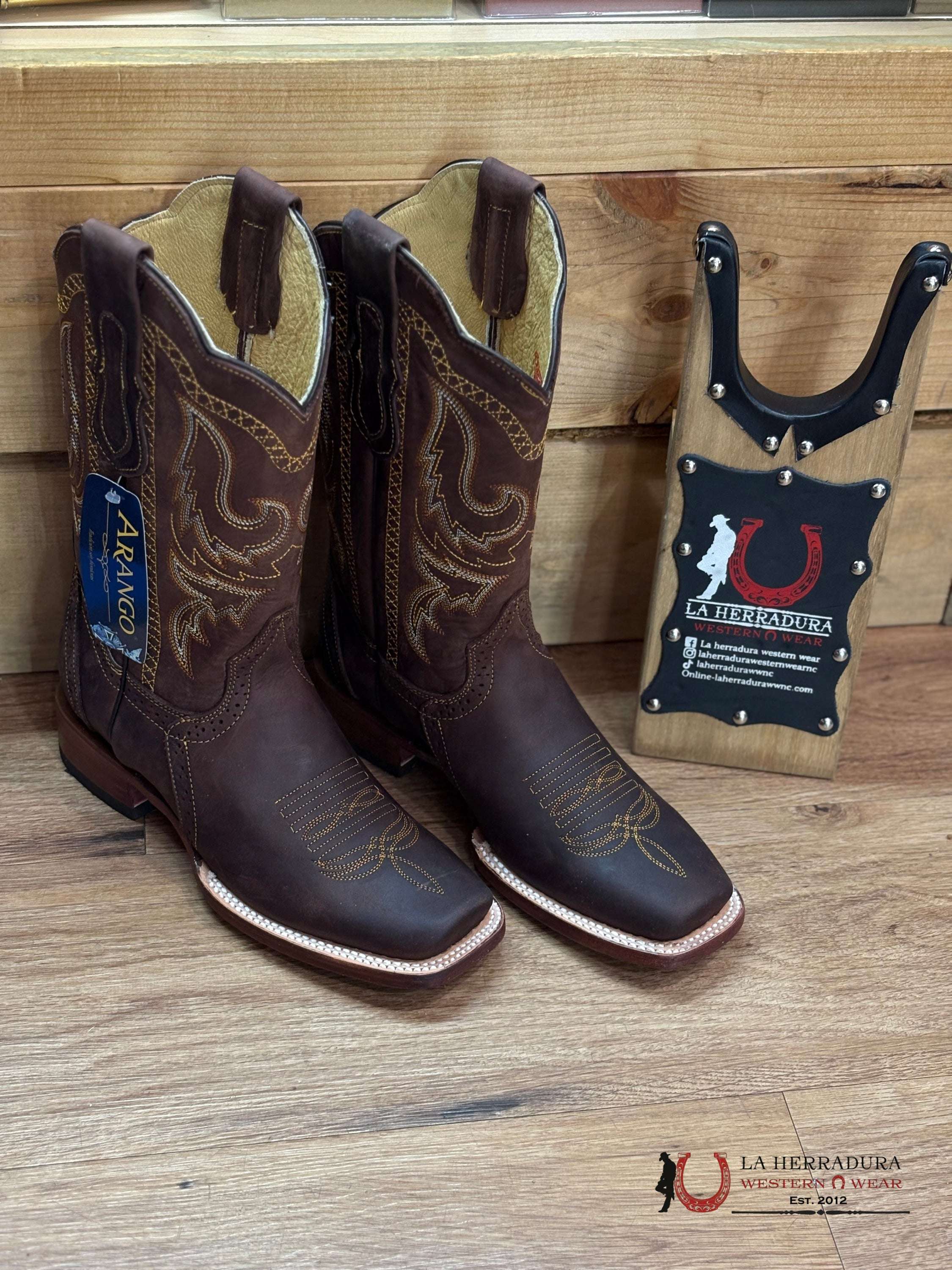 Arango Crazy Grasso Cogñac PBR- 4006 BOTAS HOMBRES