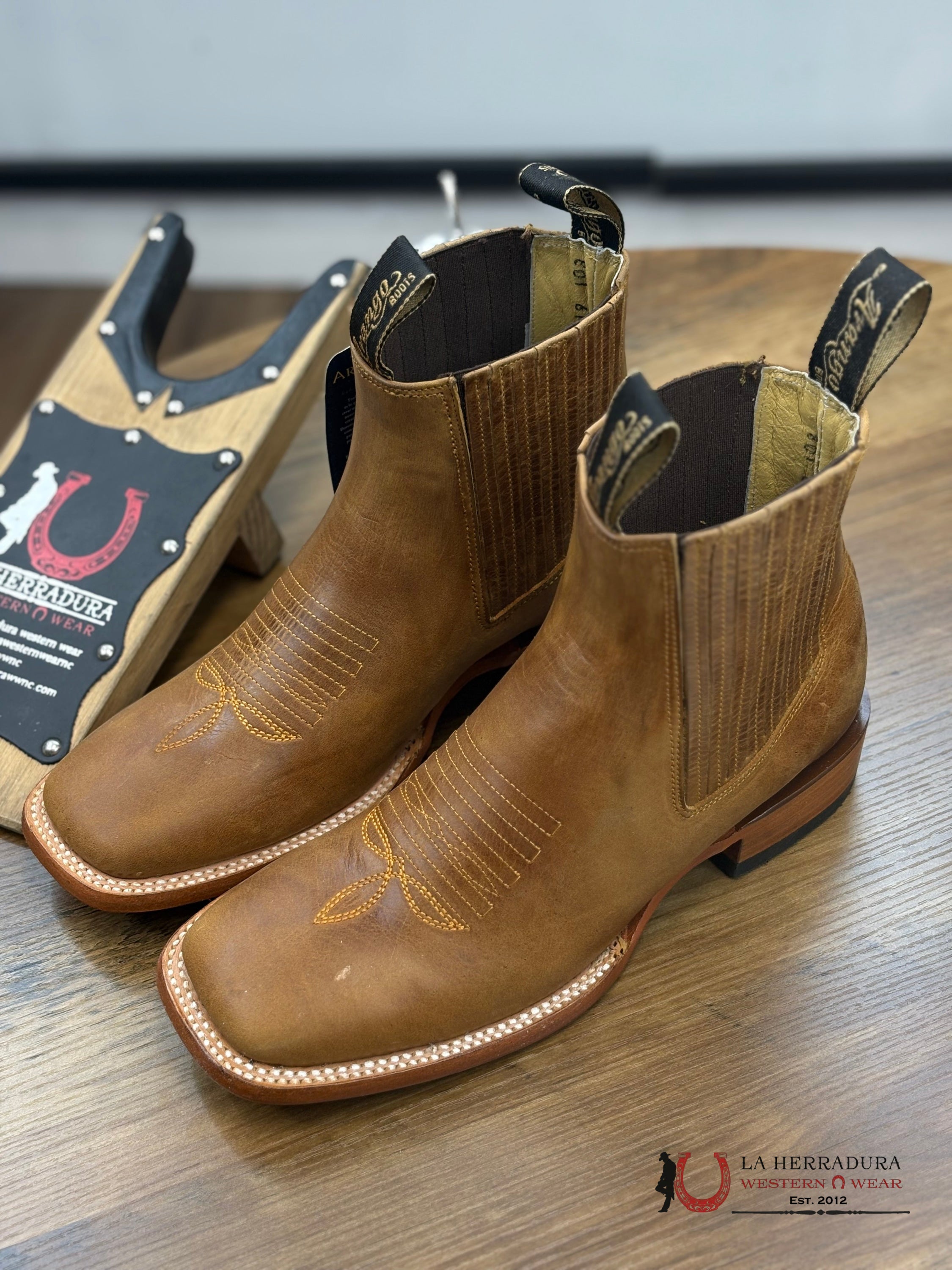 Arango Men’s Square Toe Arena Botas Hombres