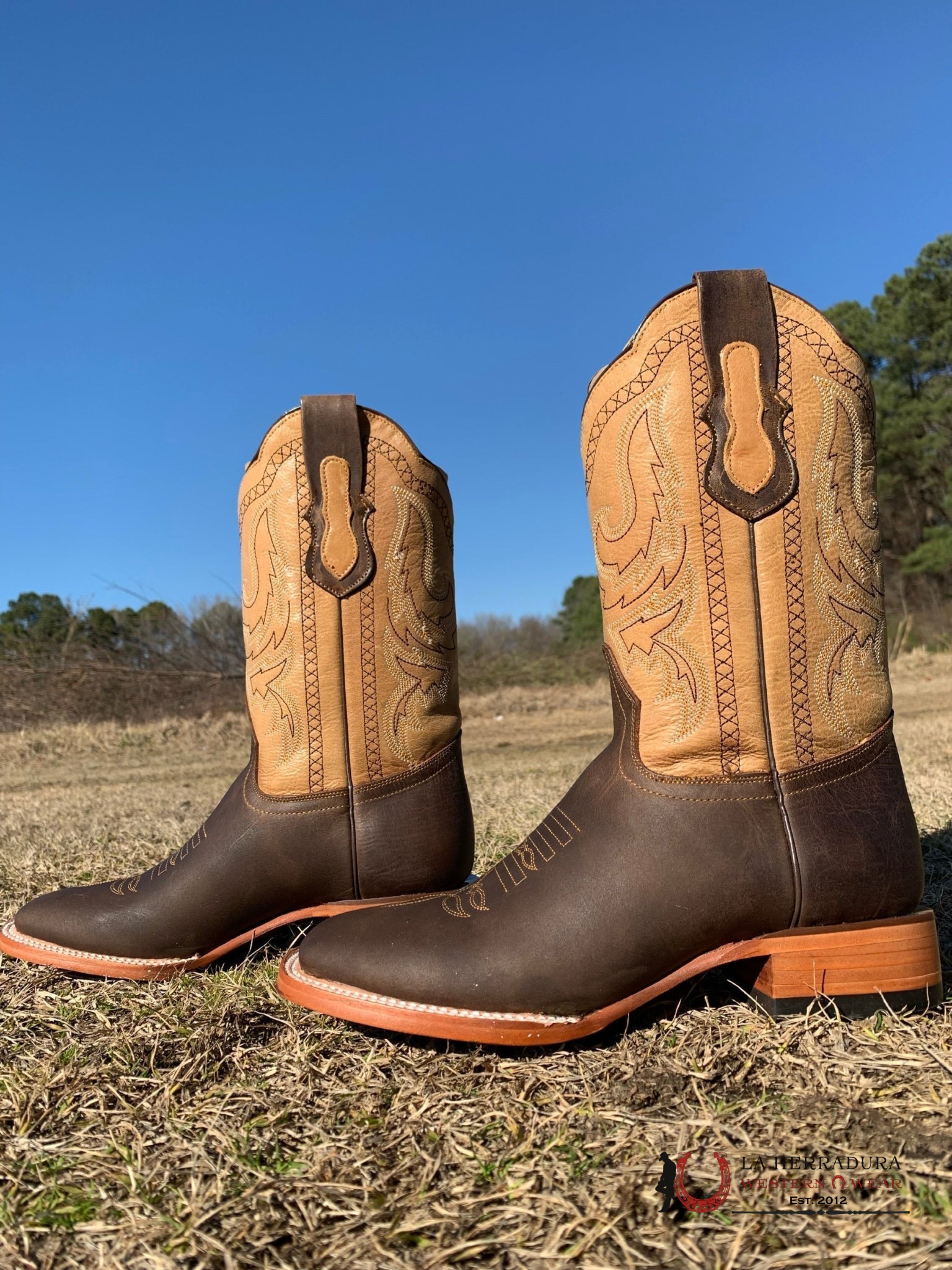 Arango Boots Pro-Rodeo Alazan Cafe Botas Hombres