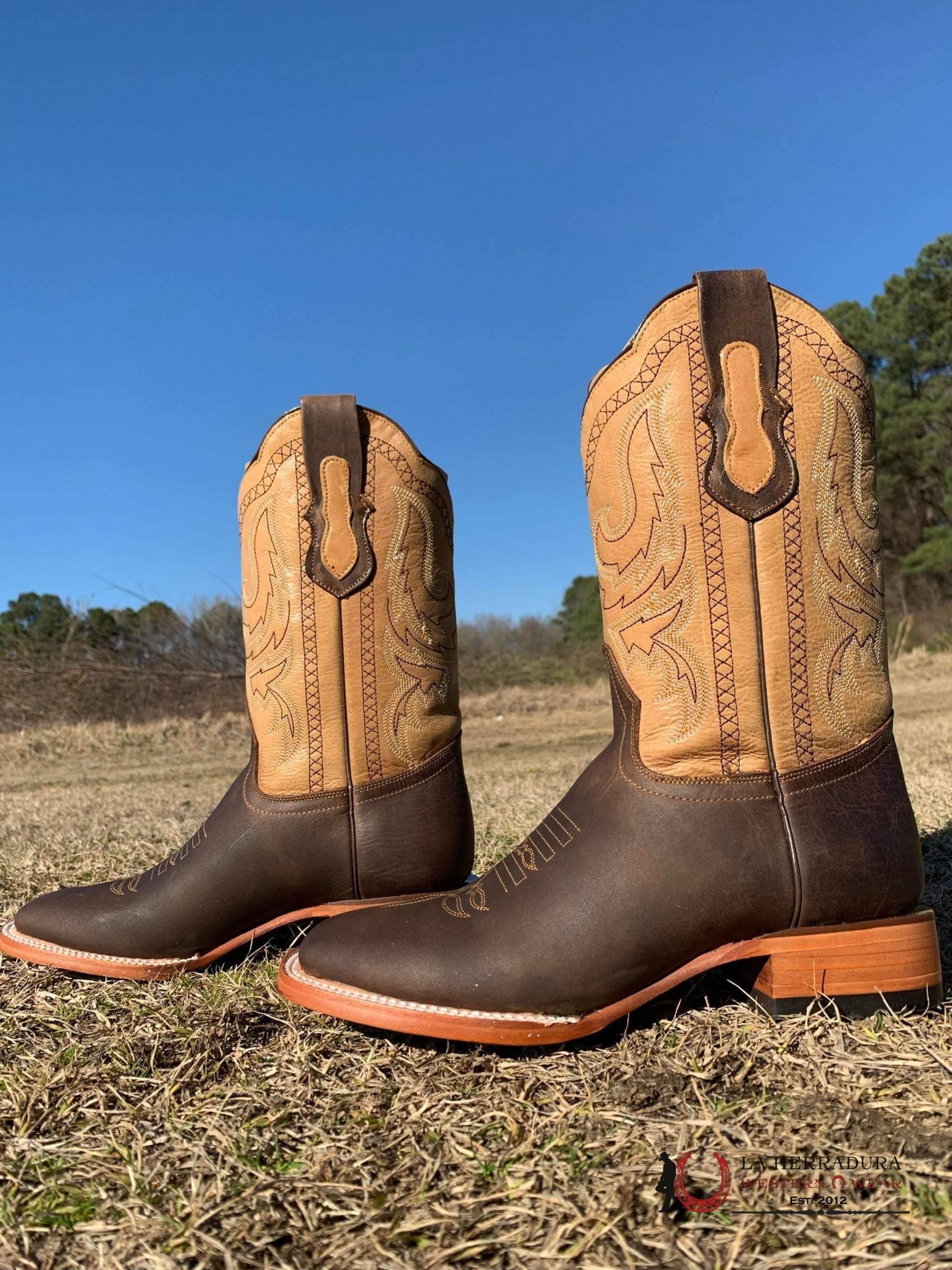 Arango Boots Pro-Rodeo Alazan Cafe Botas Hombres