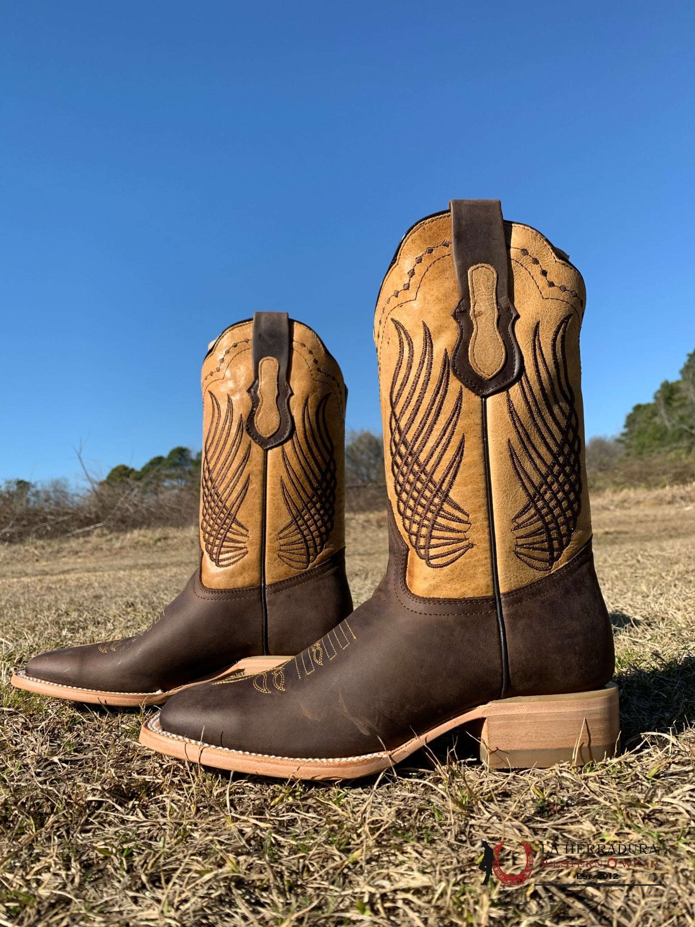 Arango Boots Pro-Rodeo Crazy Graso Chocolate Botas Hombres