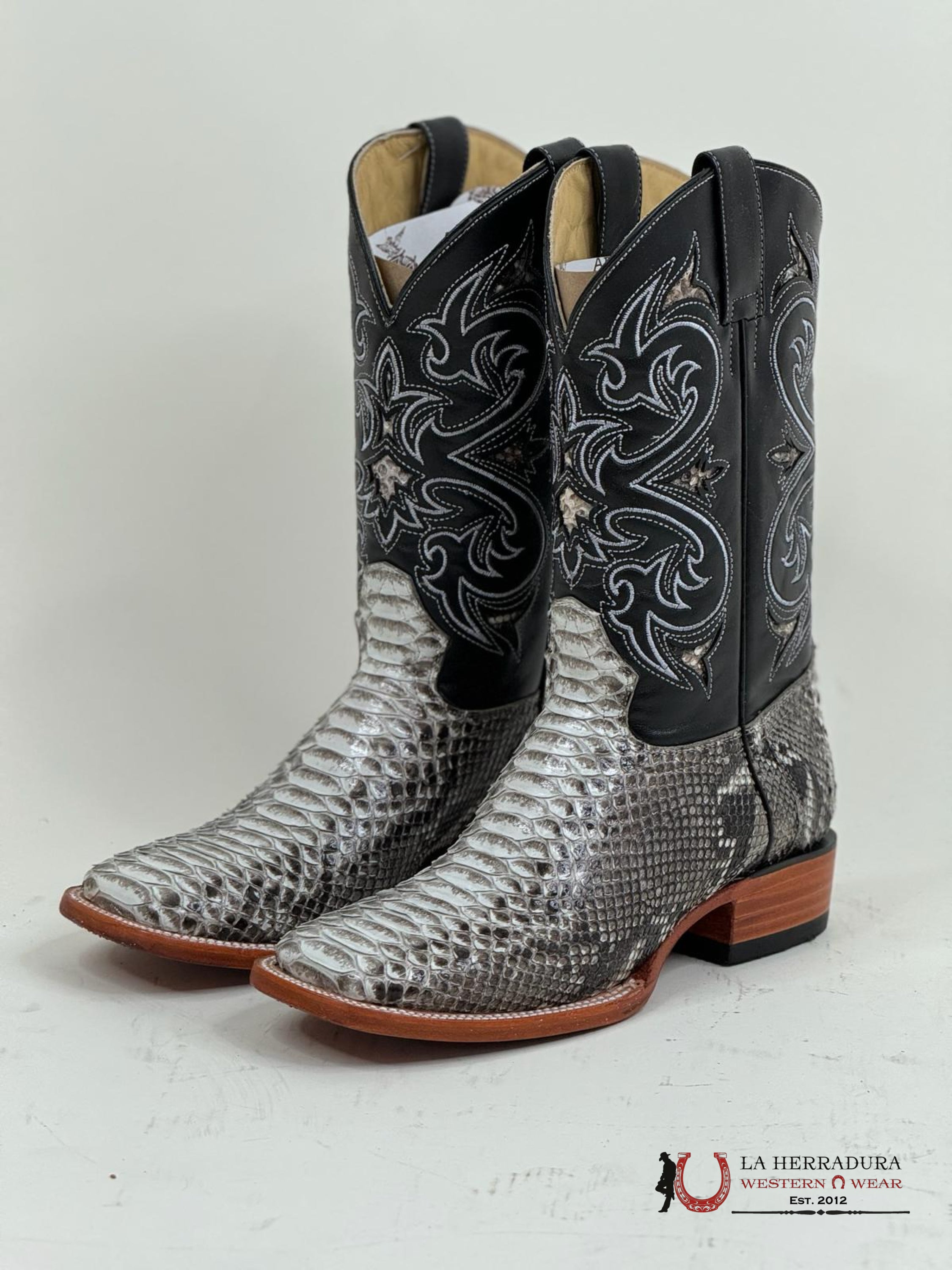 Arango Boots Pro-Rodeo Exotic Python Natural Botas Hombres