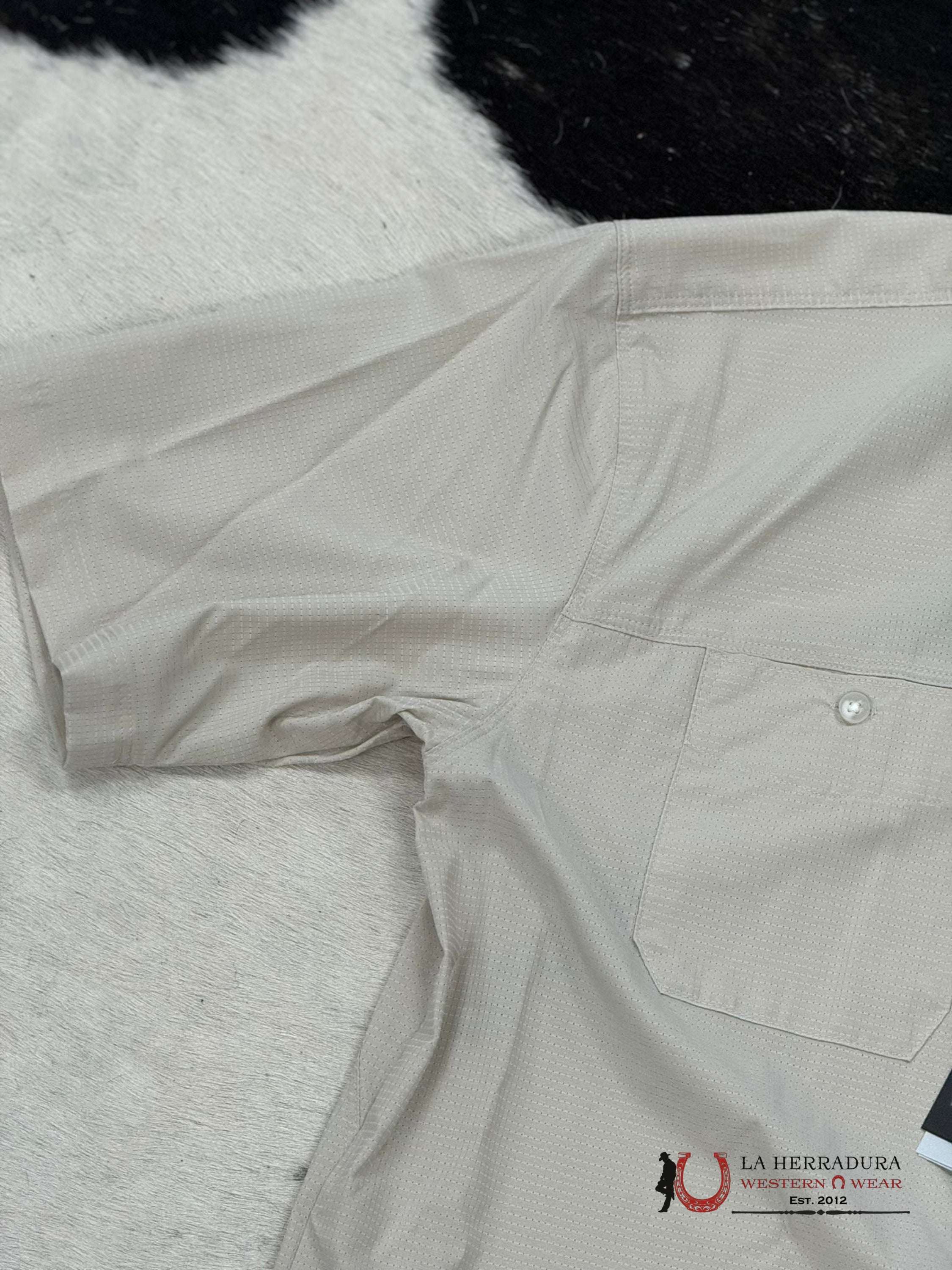 Ariat 360 Airflow Silver Lining Short Sleeve Shirt Ropa Hombres