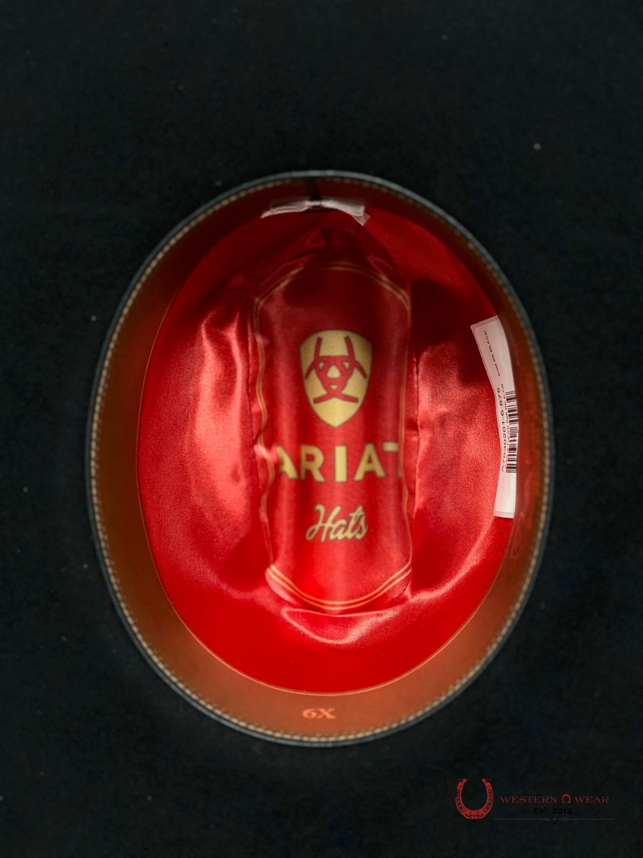 Ariat 6X Felt Black Hat Tejana