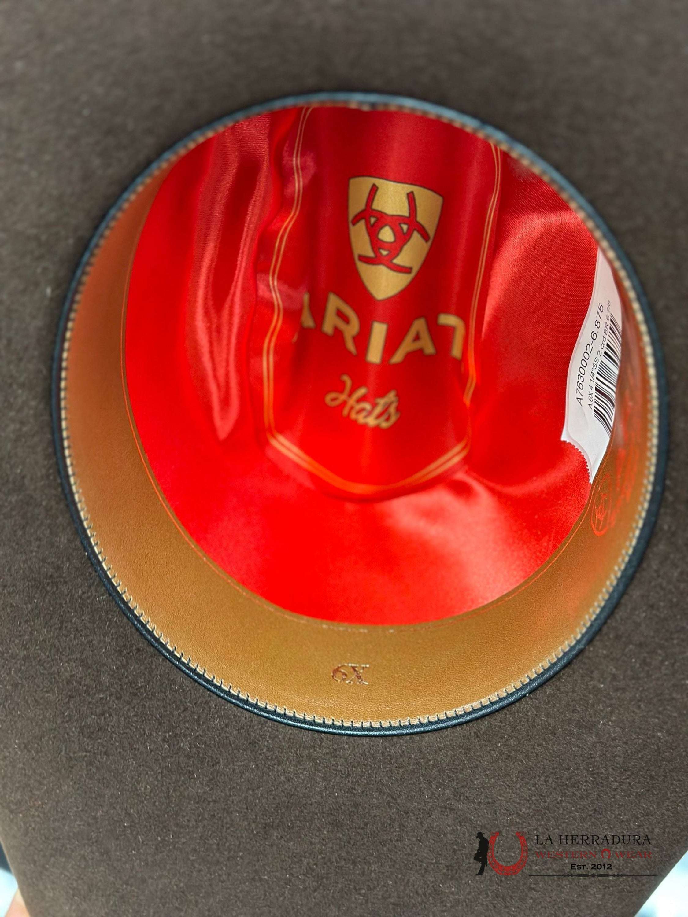 Ariat 6X Felt Brown Hat Tejana