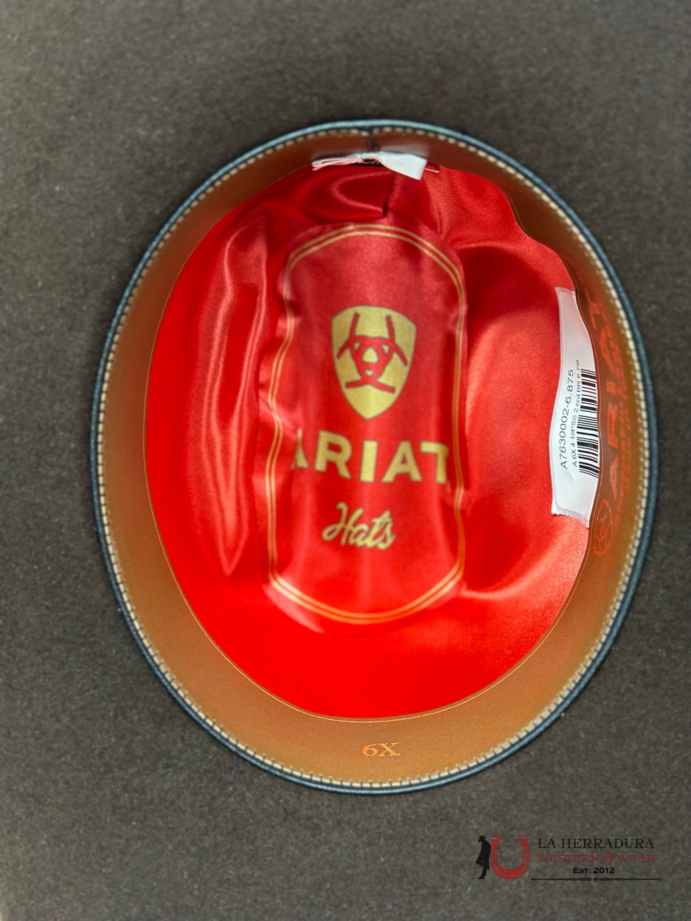 Ariat 6X Felt Brown Hat Tejana