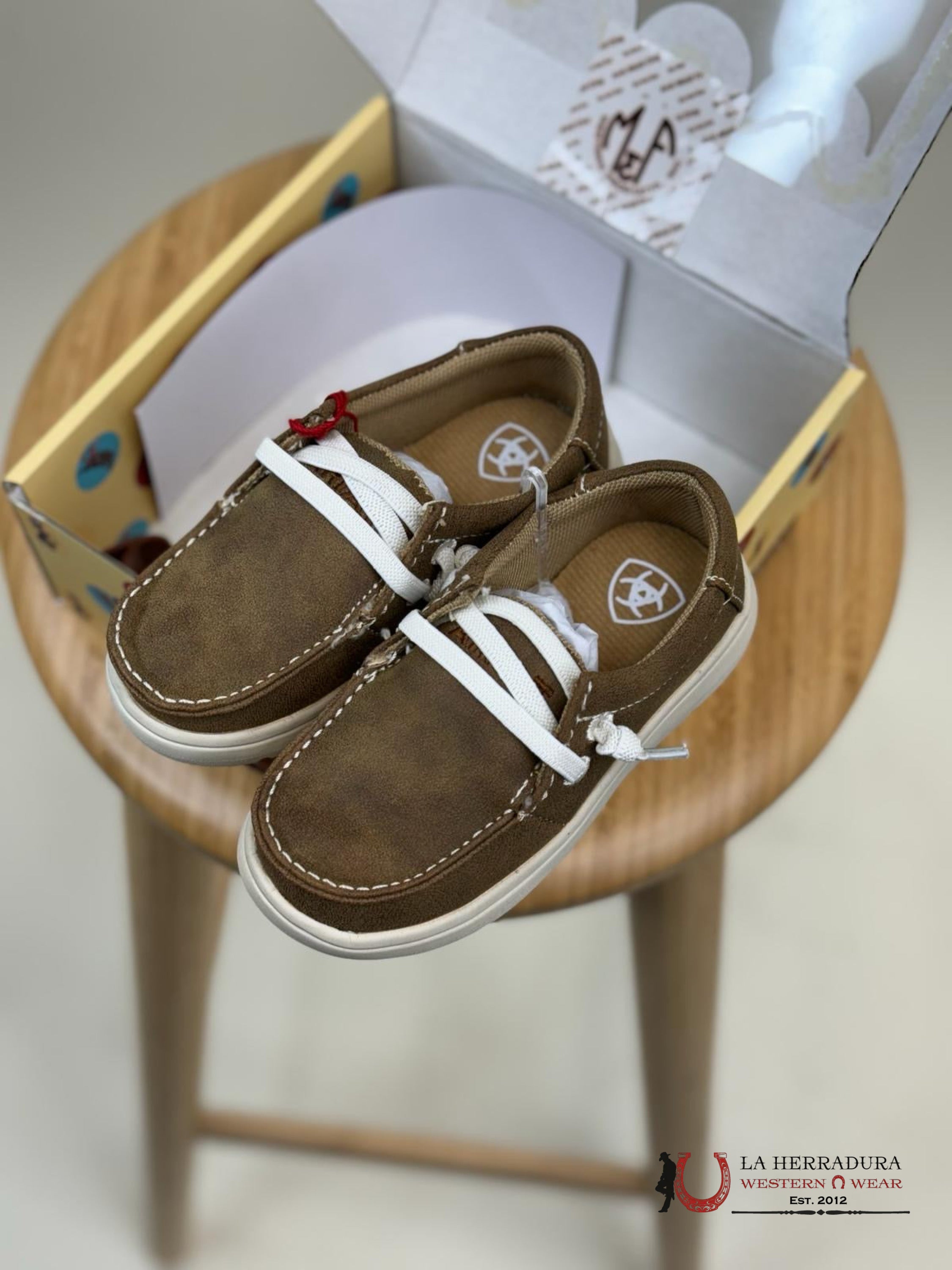 Ariat Baby Brown Bomber Shoes Niños