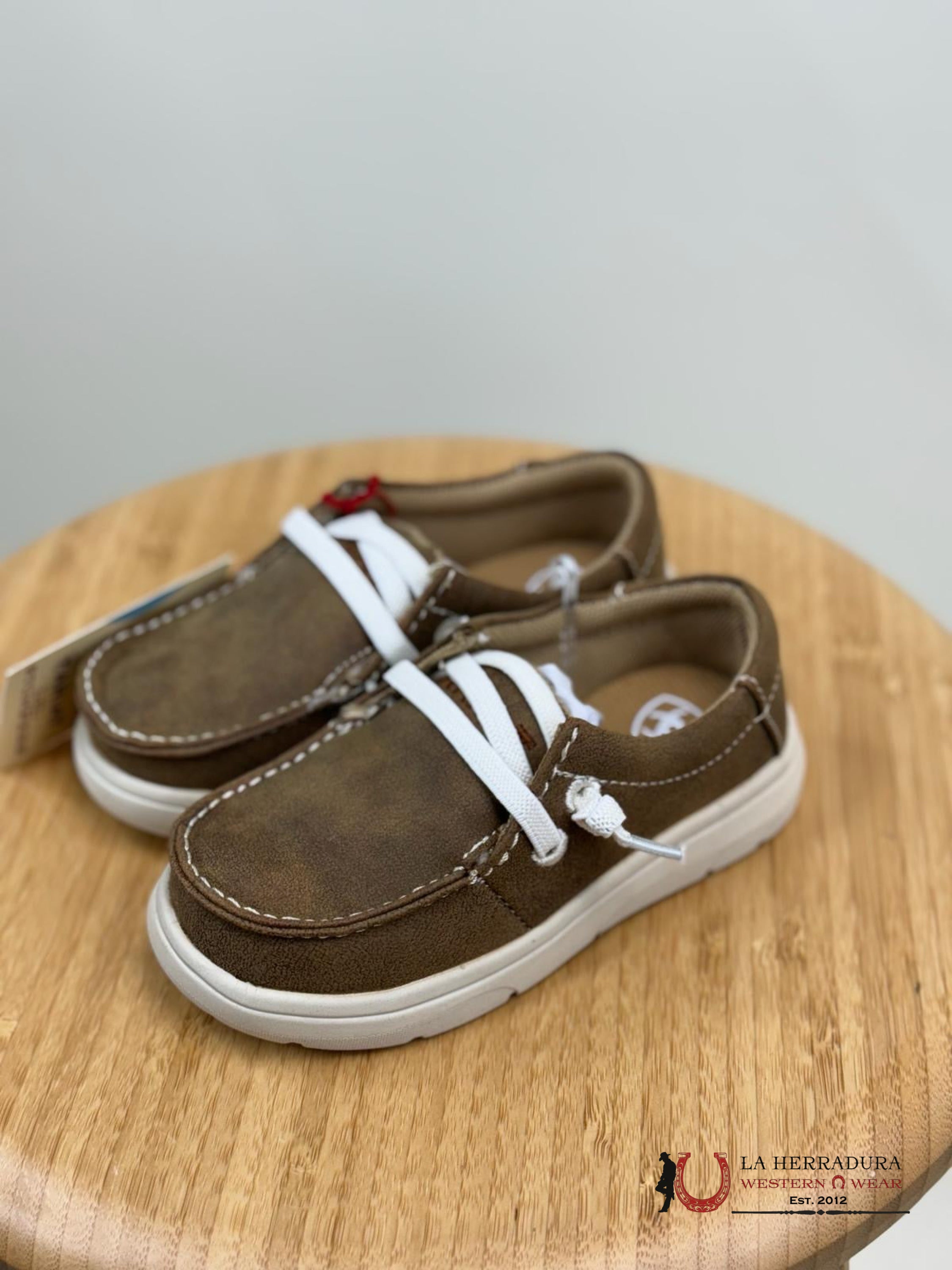 Ariat Baby Brown Bomber Shoes Niños