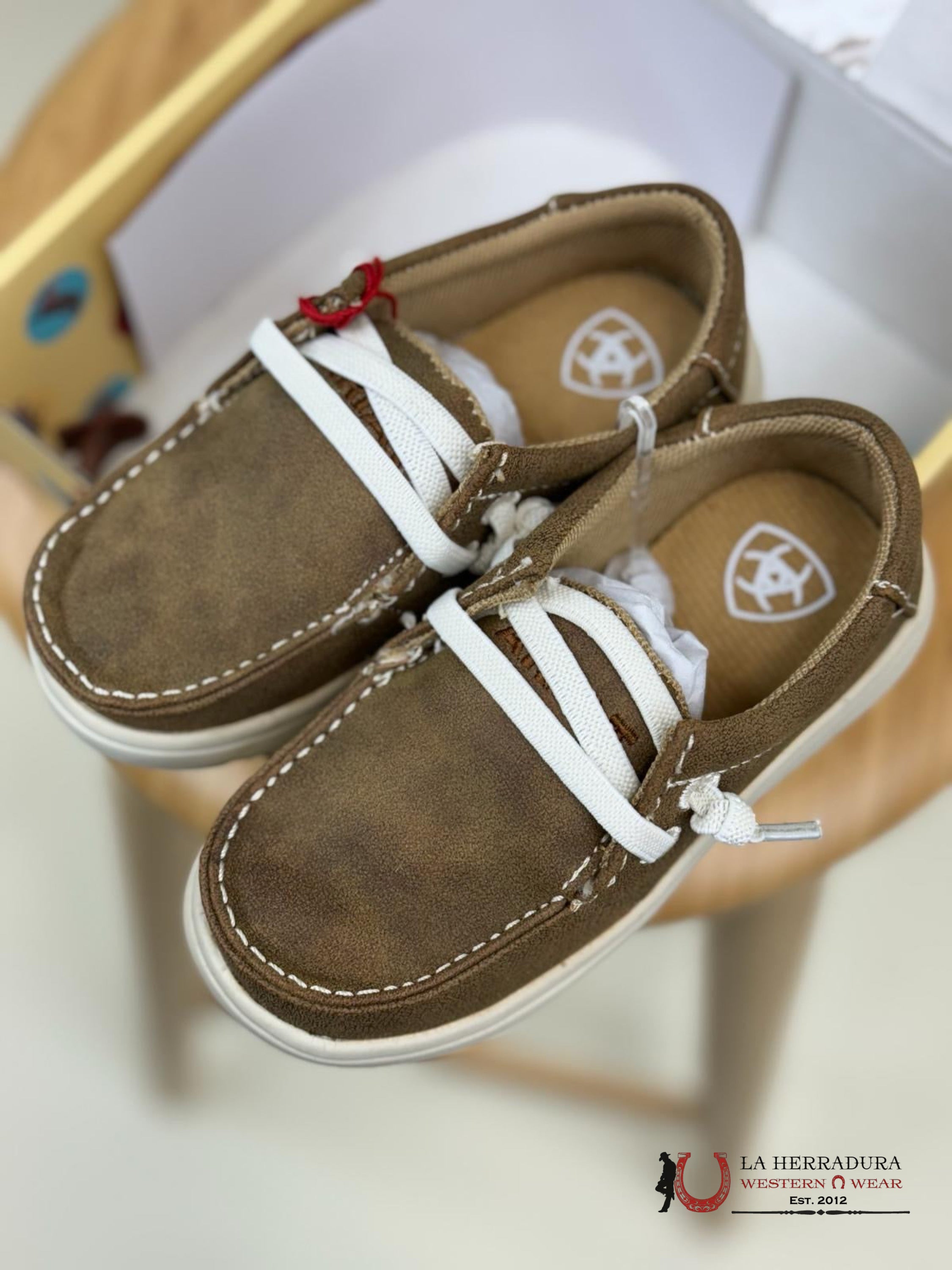 Ariat Baby Brown Bomber Shoes Niños