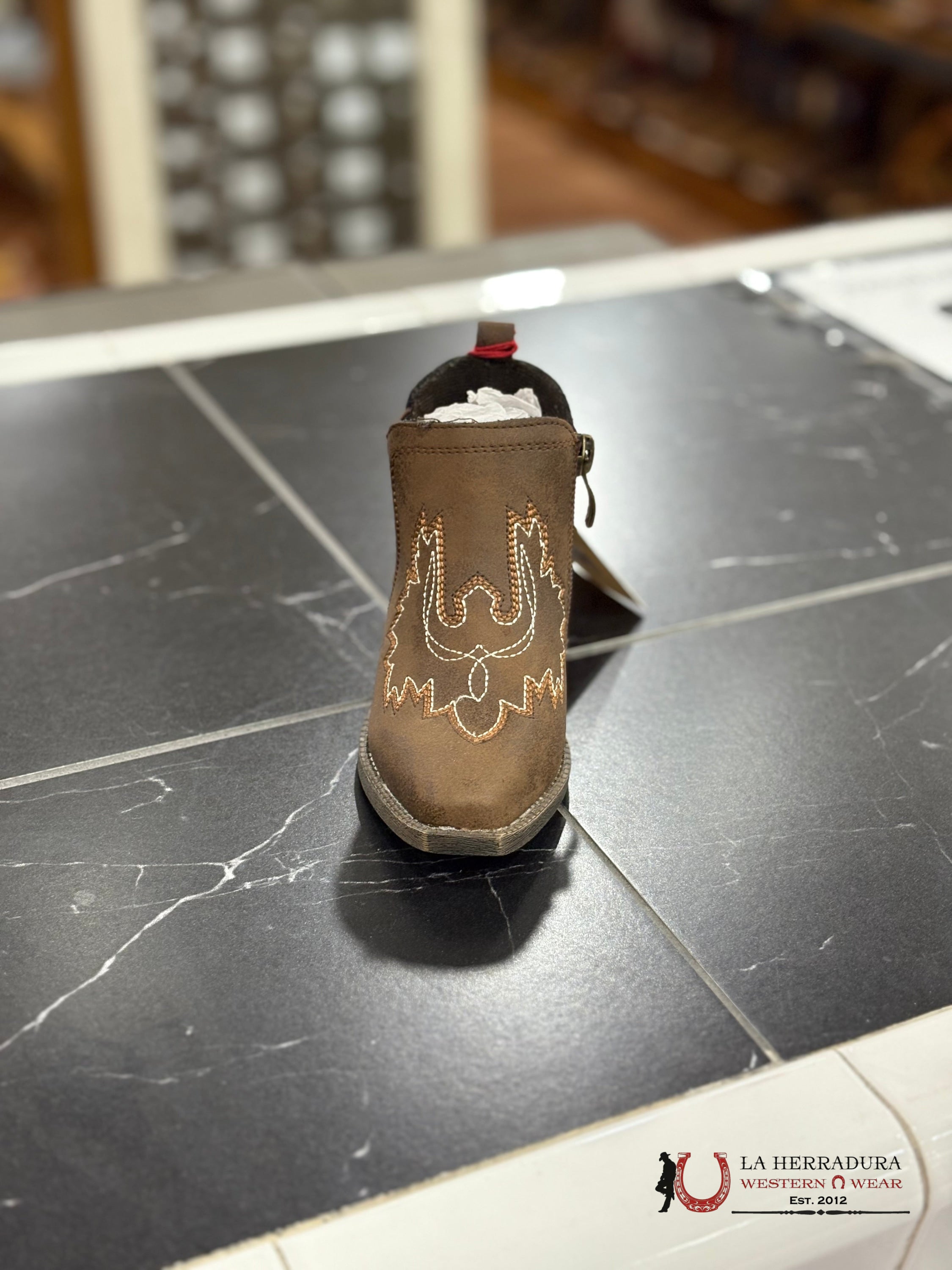 ARIAT BABY ‘MYA’ BROWN SHORT BOOT A441002008 NIÑOS