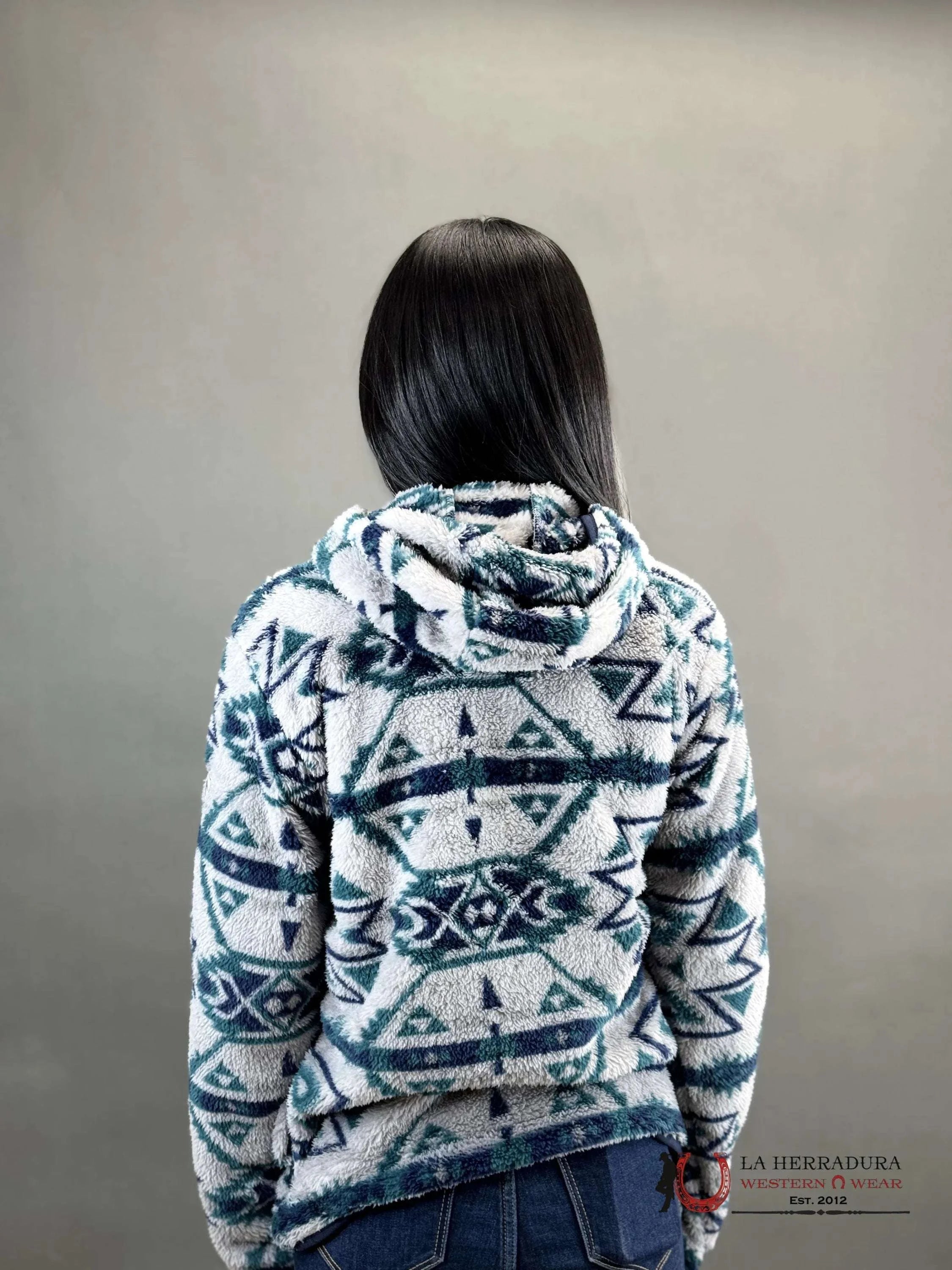 Ariat Berber Snap Front Sweatshirt Rocky Muntain Print Ropa Mujeres