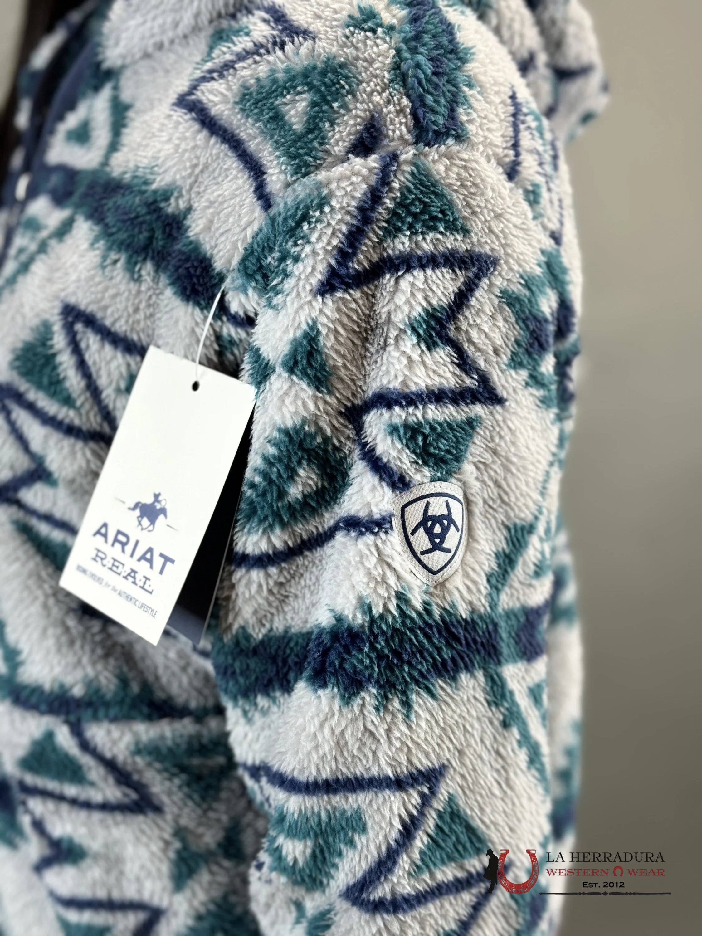 Ariat Berber Snap Front Sweatshirt Rocky Muntain Print Ropa Mujeres