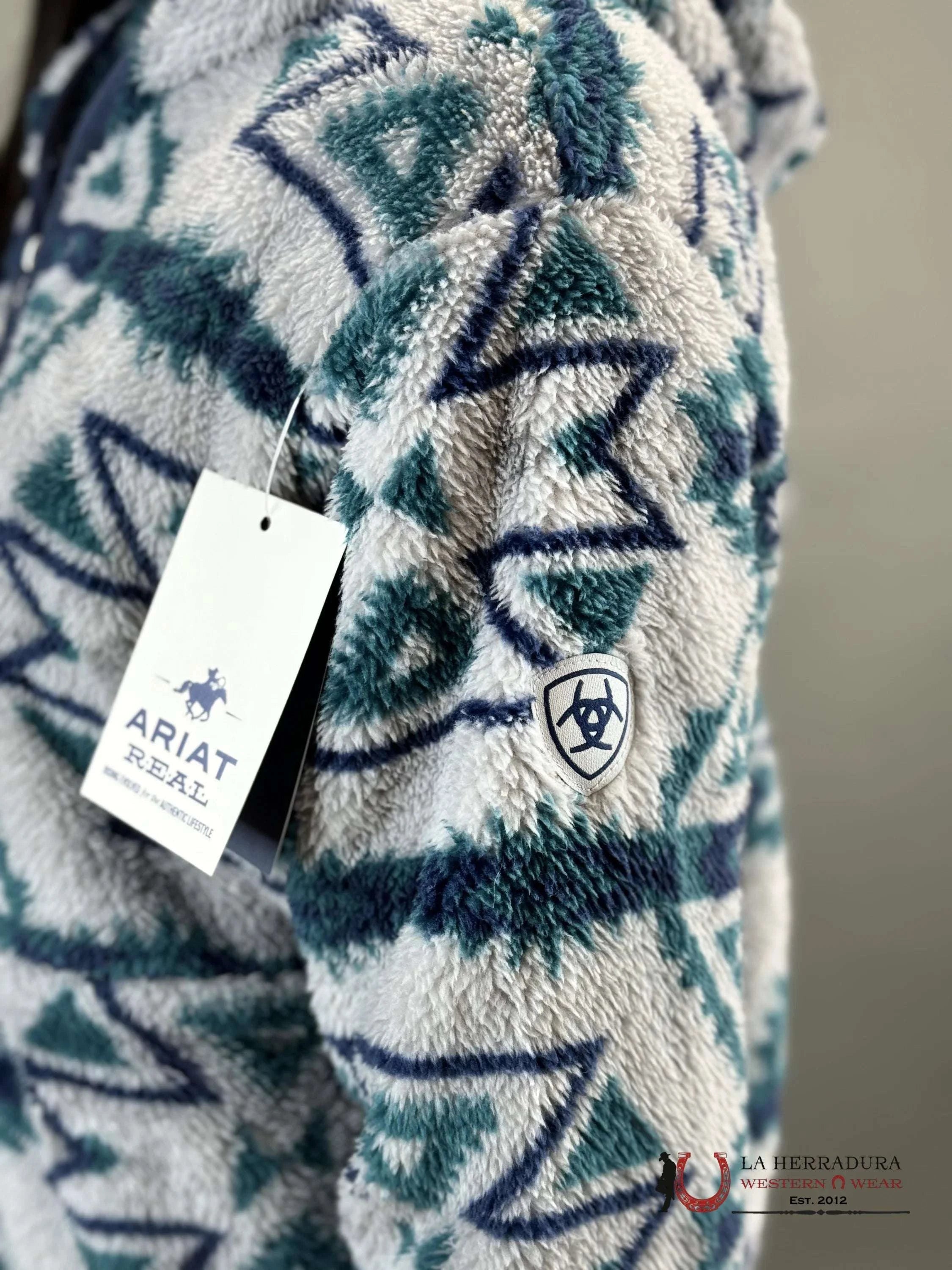 Ariat Berber Snap Front Sweatshirt Rocky Muntain Print Ropa Mujeres