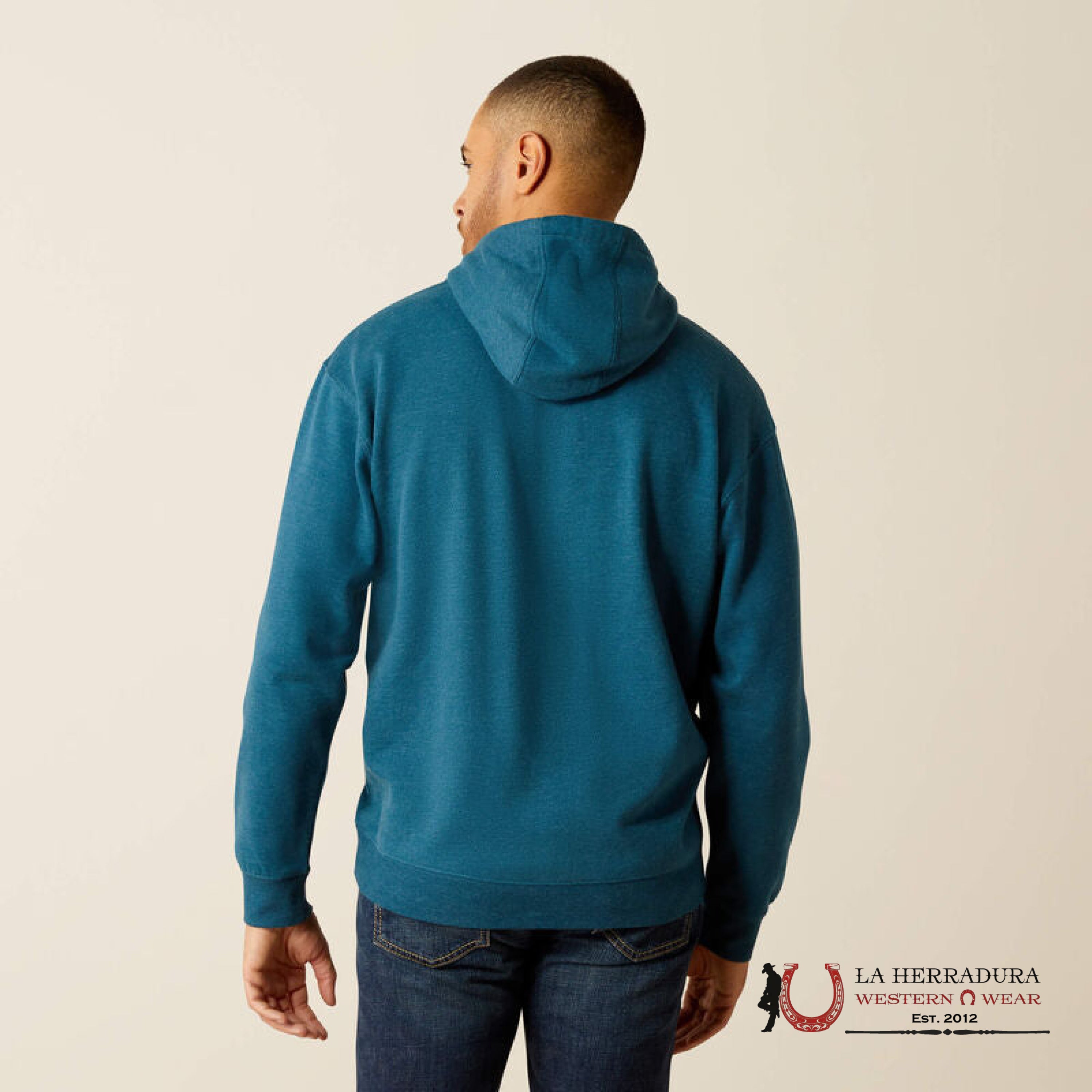 Ariat Bison Plains Hoodie Hydra Heather - 2459 Ropa Hombres