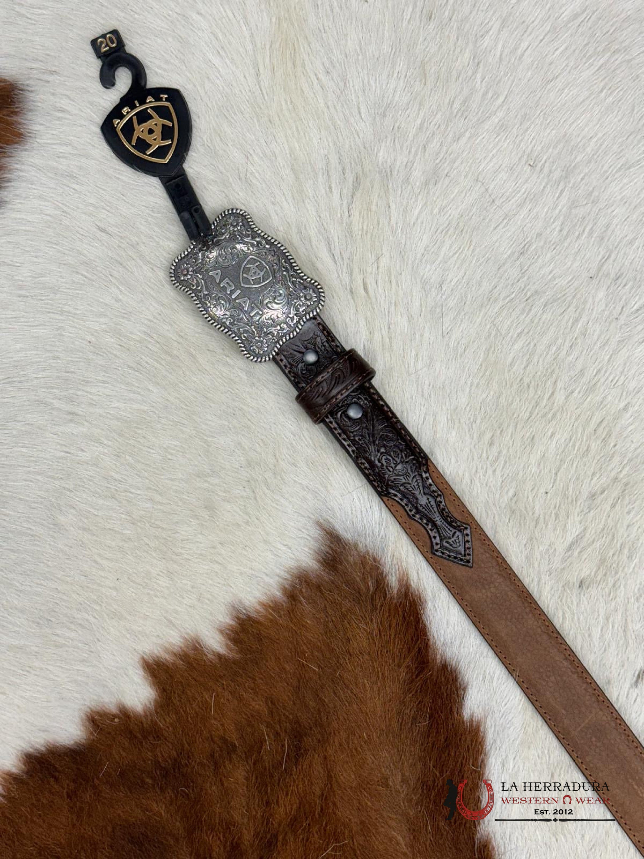 Ariat Boy Belt Two Tone Brown Niños