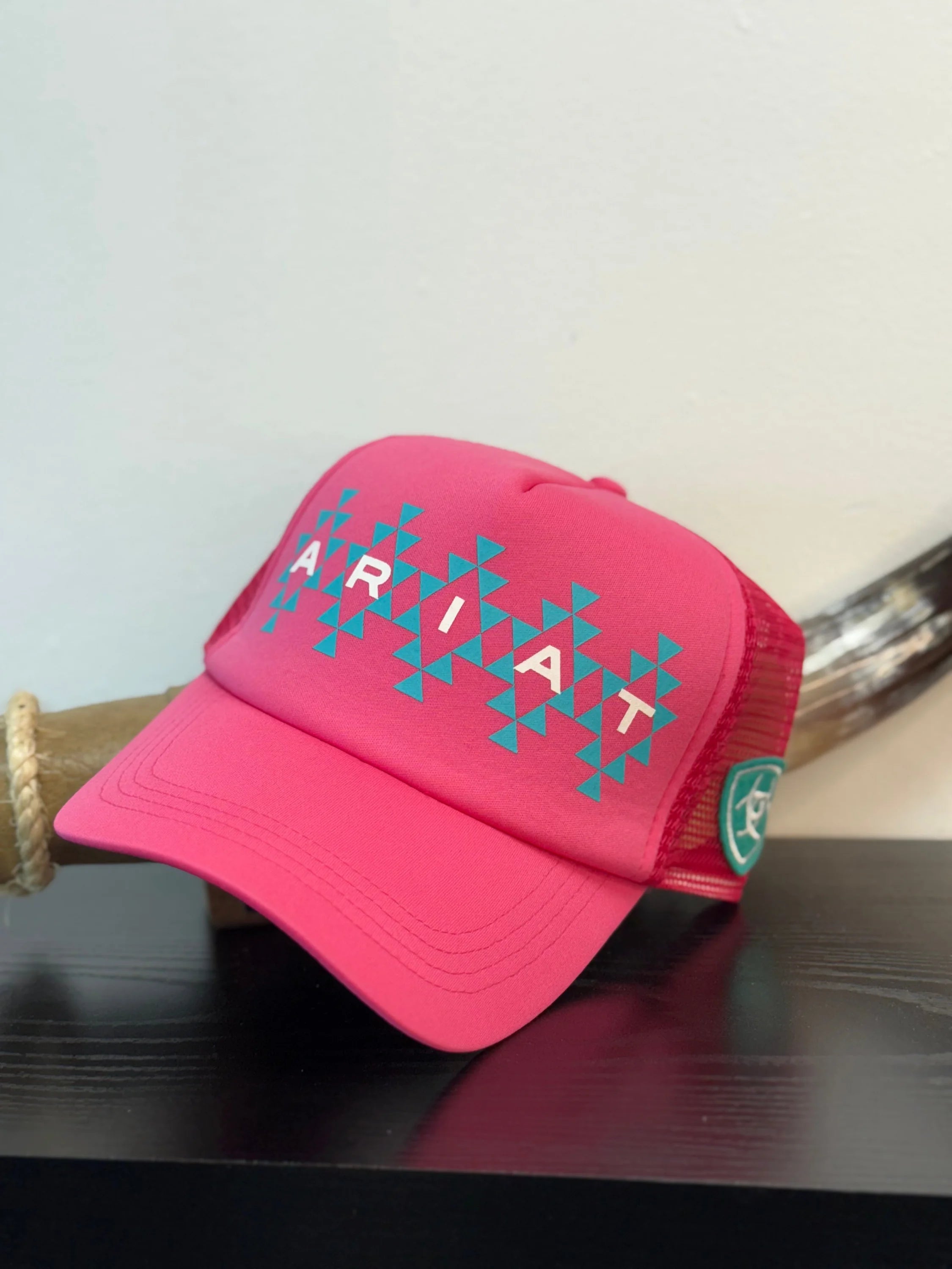 ARIAT CAP PINK CAPS MENS GORRAS HOMBRES