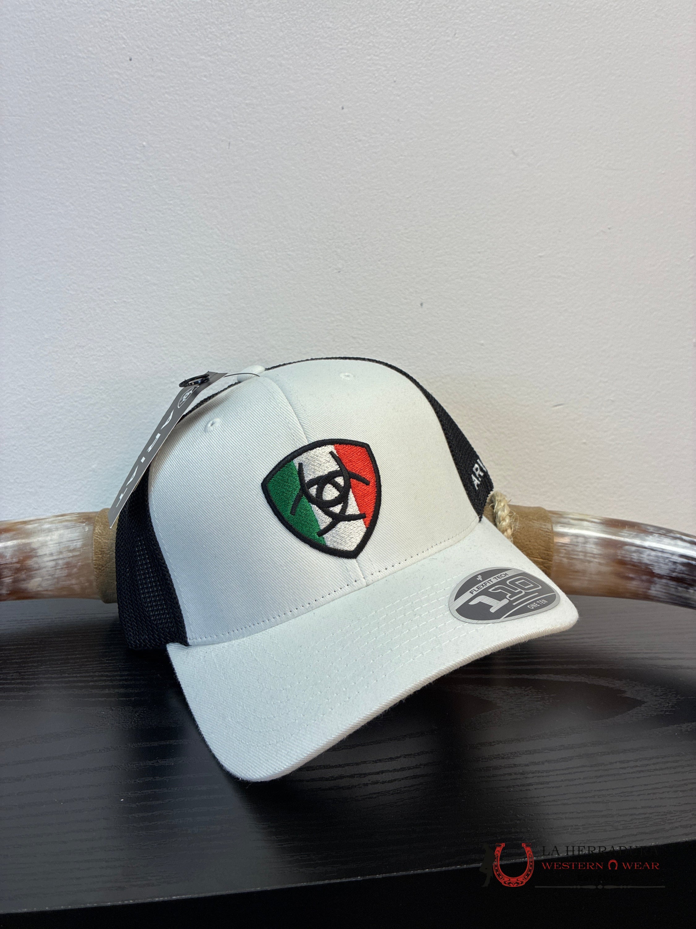 ARIAT CAP WHITE CAPS MENS GORRAS HOMBRES