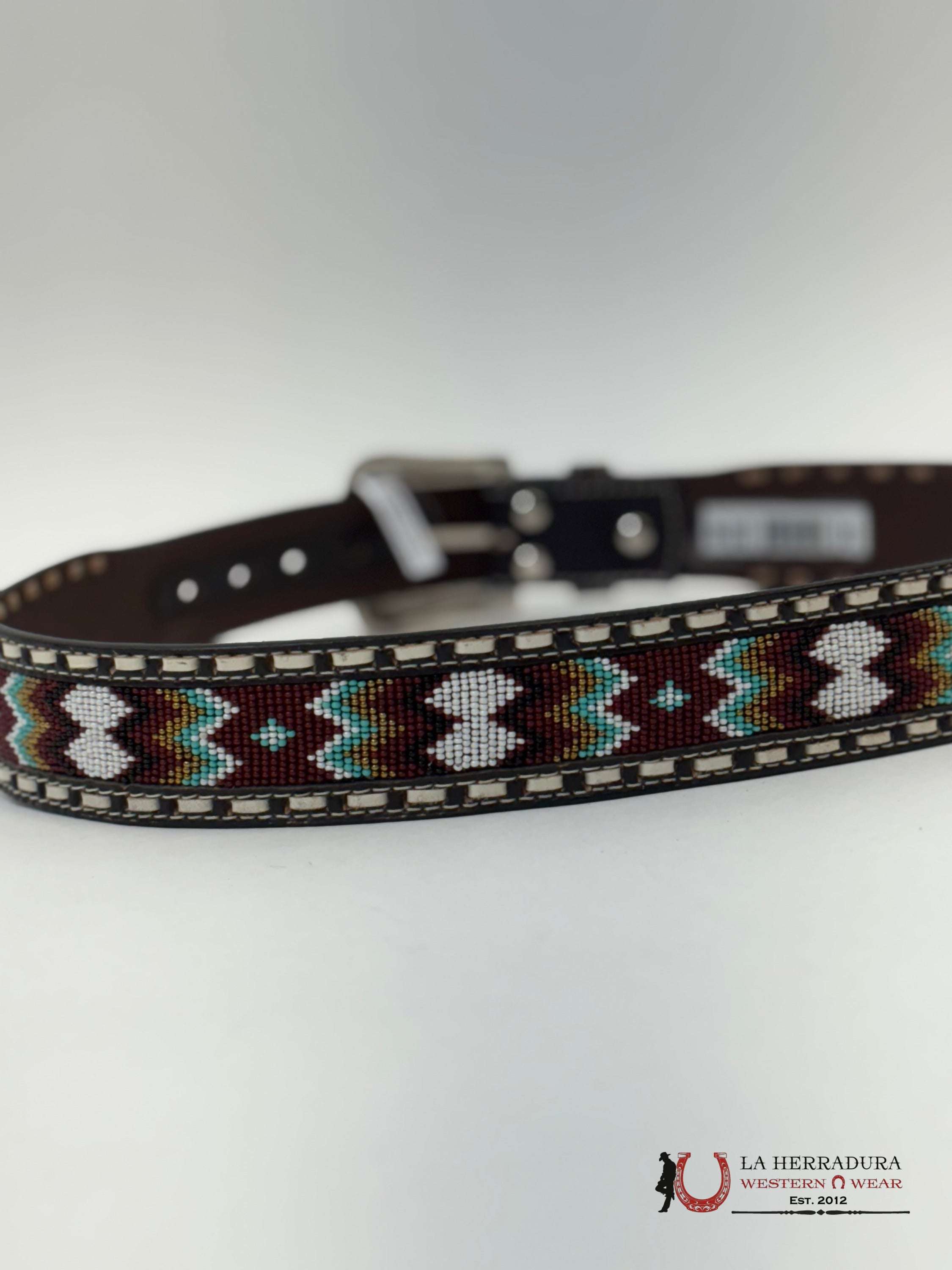 ARIAT CINTURÓN BROWN MULTI COLOR AZTEC PRINT CINTURONES HOMBRES