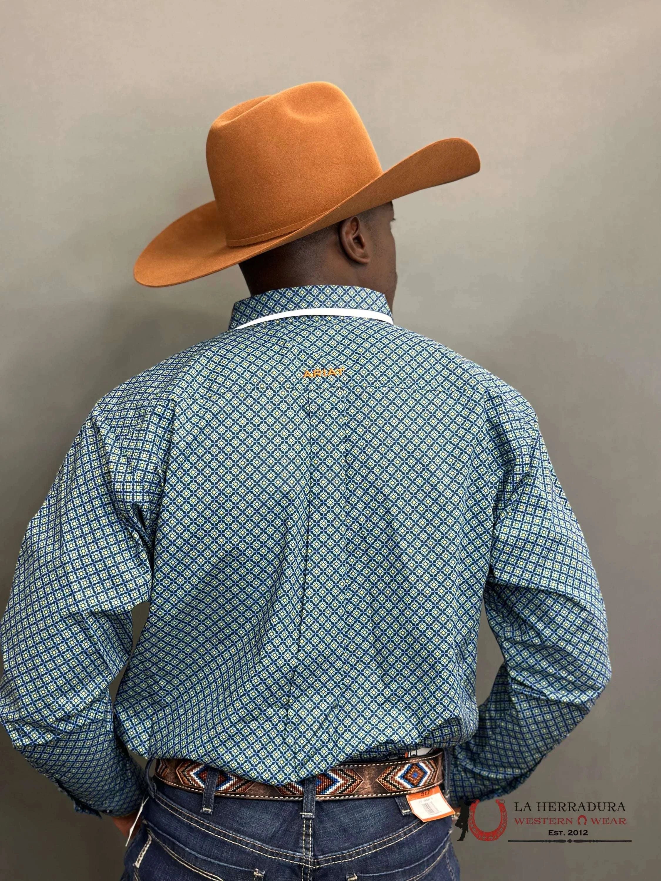 Ariat Classic Fit Walton Moonlit Ocean Ropa Hombres