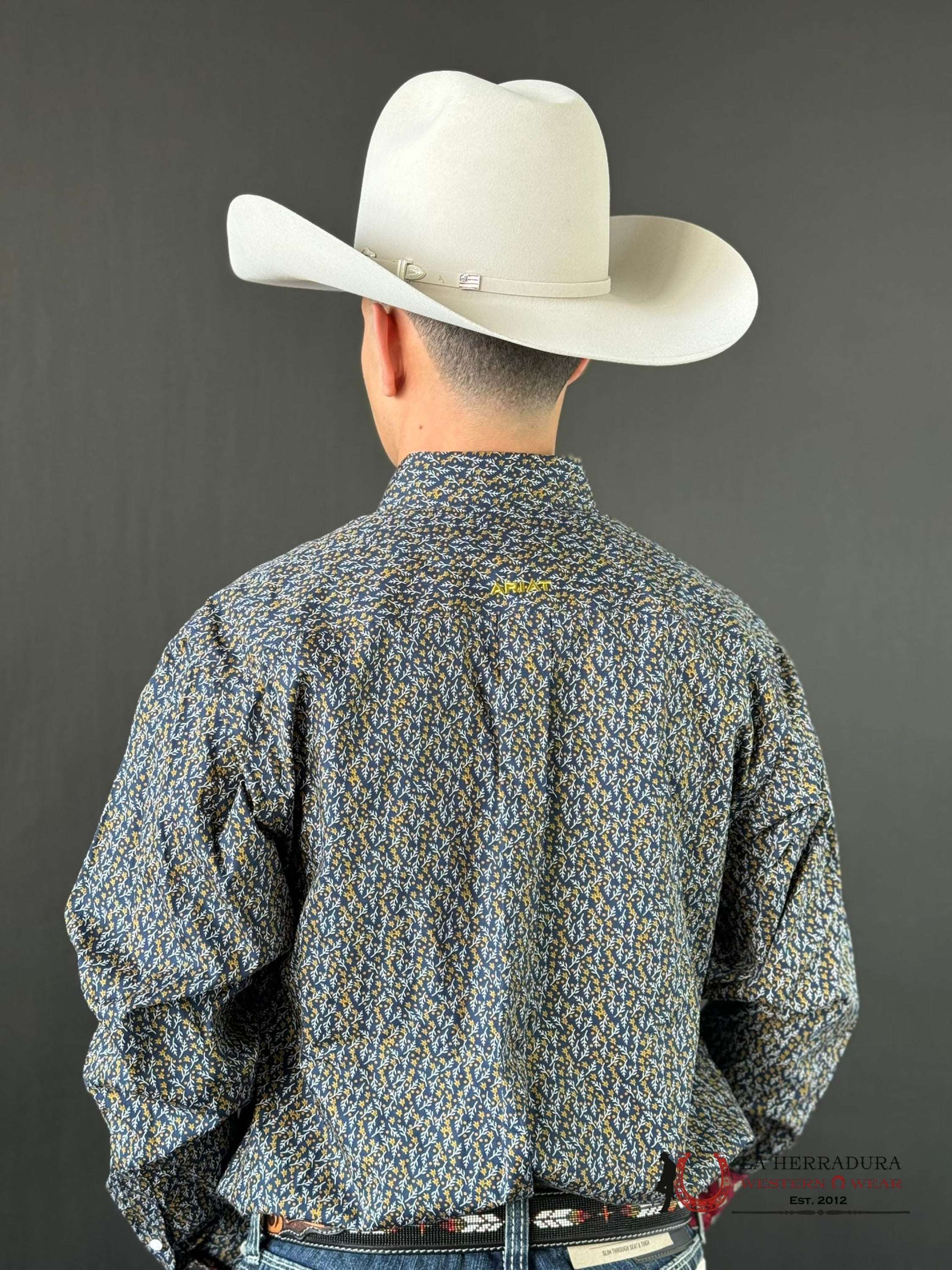 Ariat Classic Kolson Deep Pacific Blue Ropa Hombres