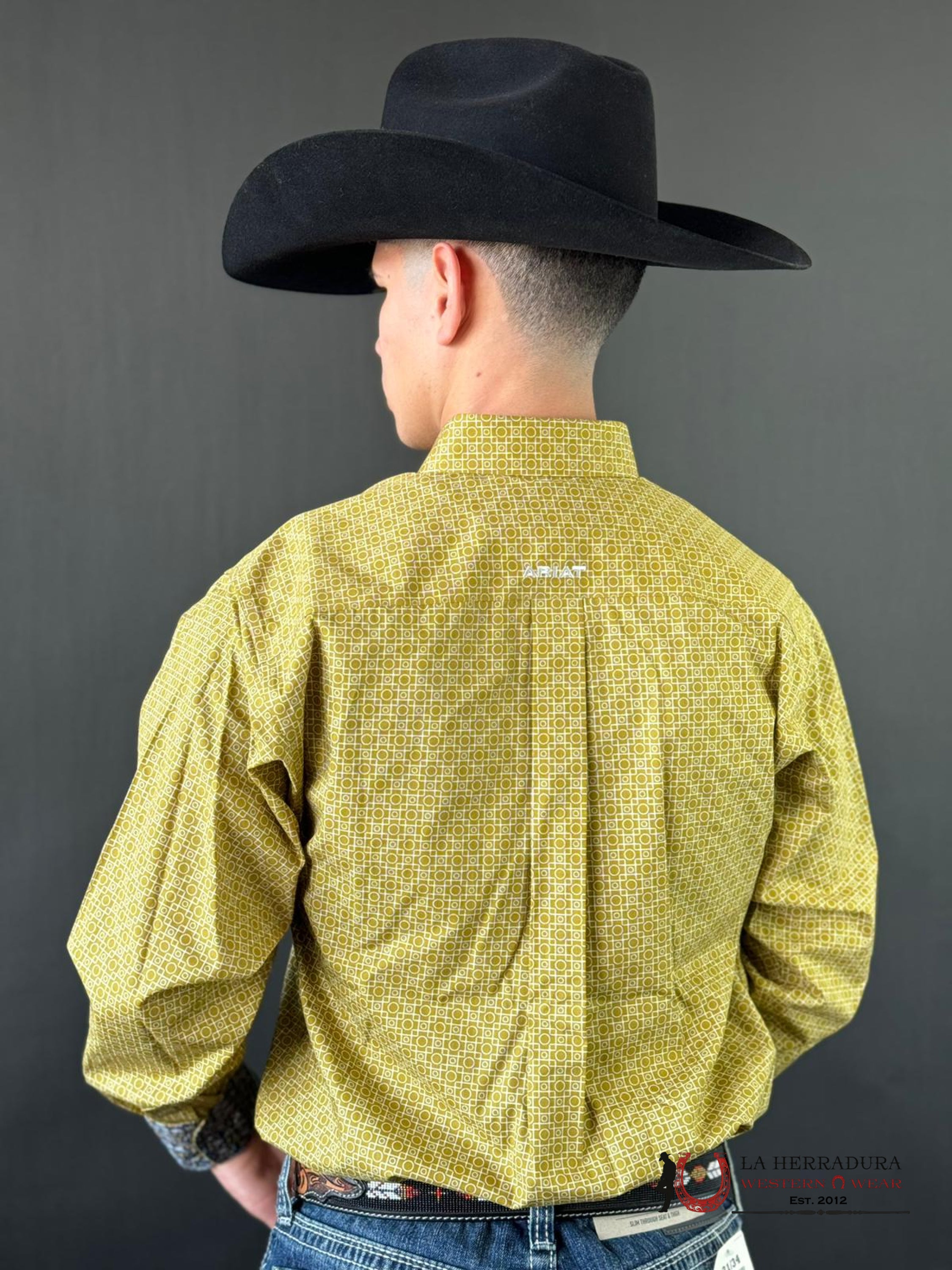 Ariat Classic Serpent Kellen Green Ropa Hombres