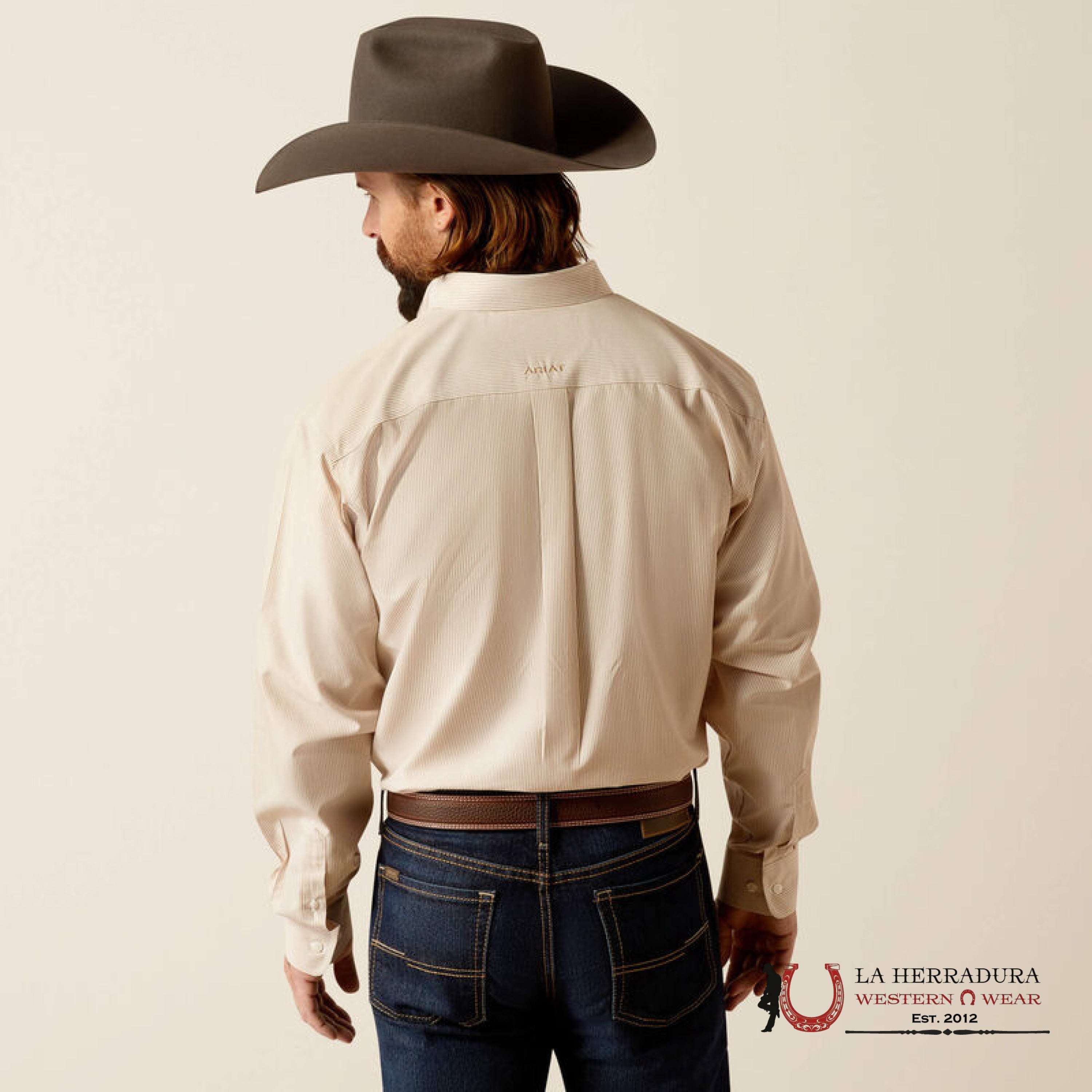 Ariat Classic Wt Graysen Gold Long Sleeve Shirt Ropa Hombres