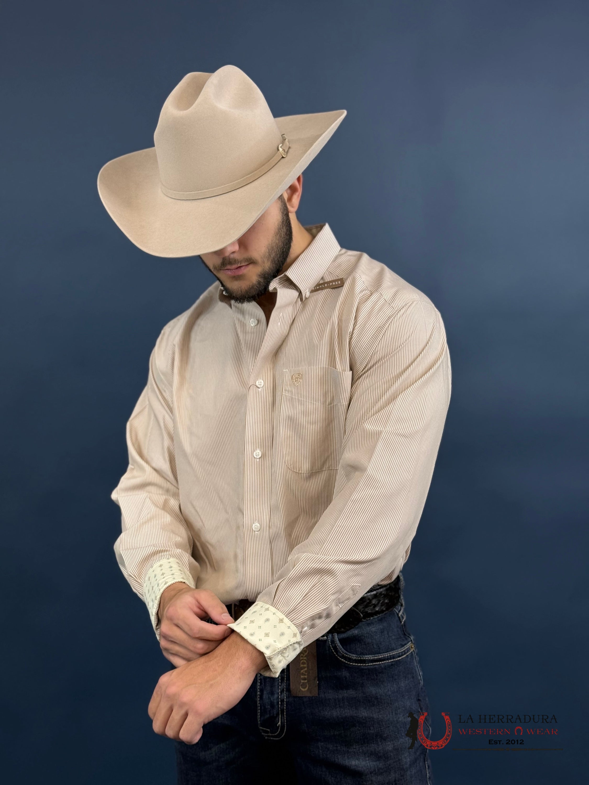 Ariat Classic Wt Graysen Gold Long Sleeve Shirt Ropa Hombres