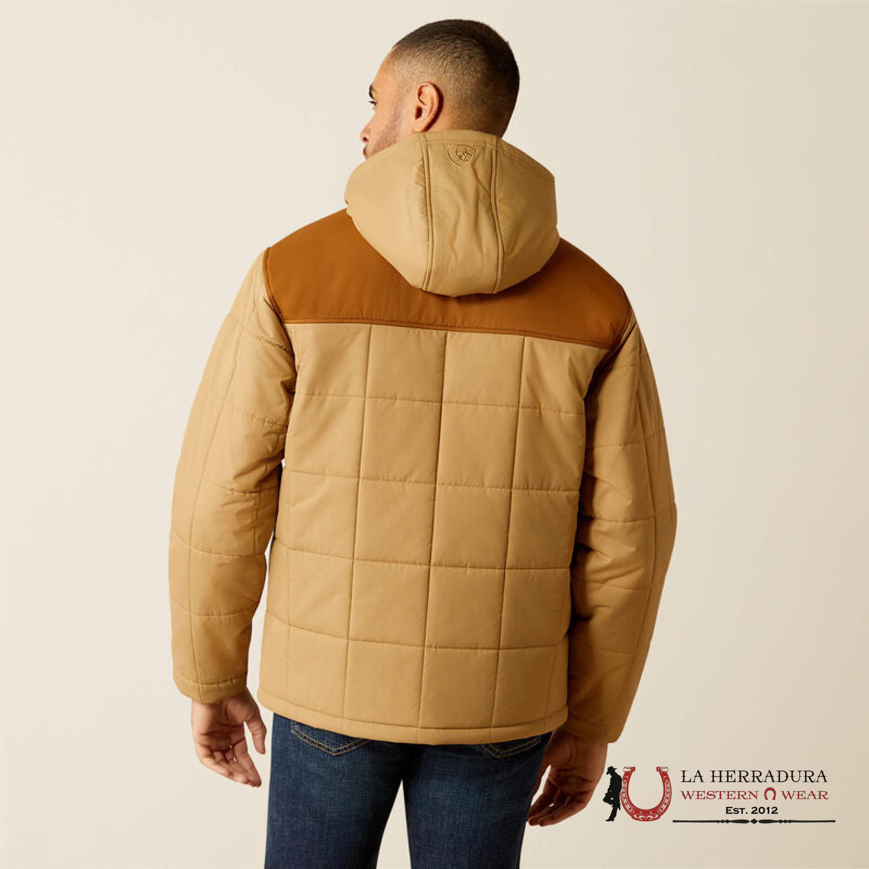 Ariat Crius Hooded Inside Jacket Kelp/Rubber - 2776 Ropa Hombres