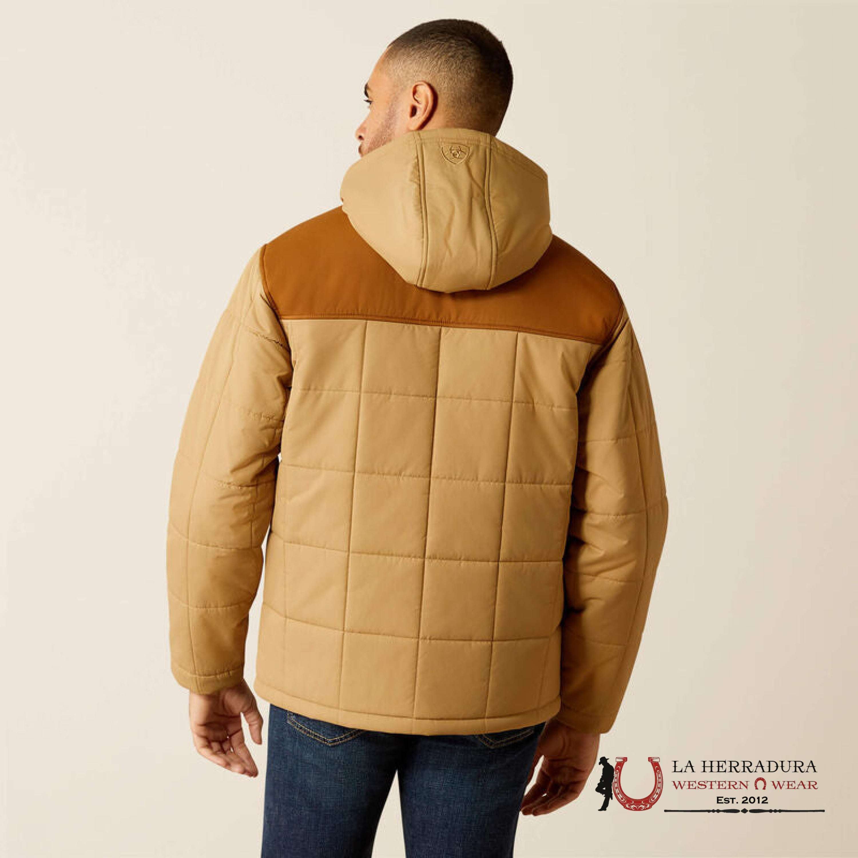 Ariat Crius Hooded Inside Jacket Kelp/Rubber - 2776 Ropa Hombres