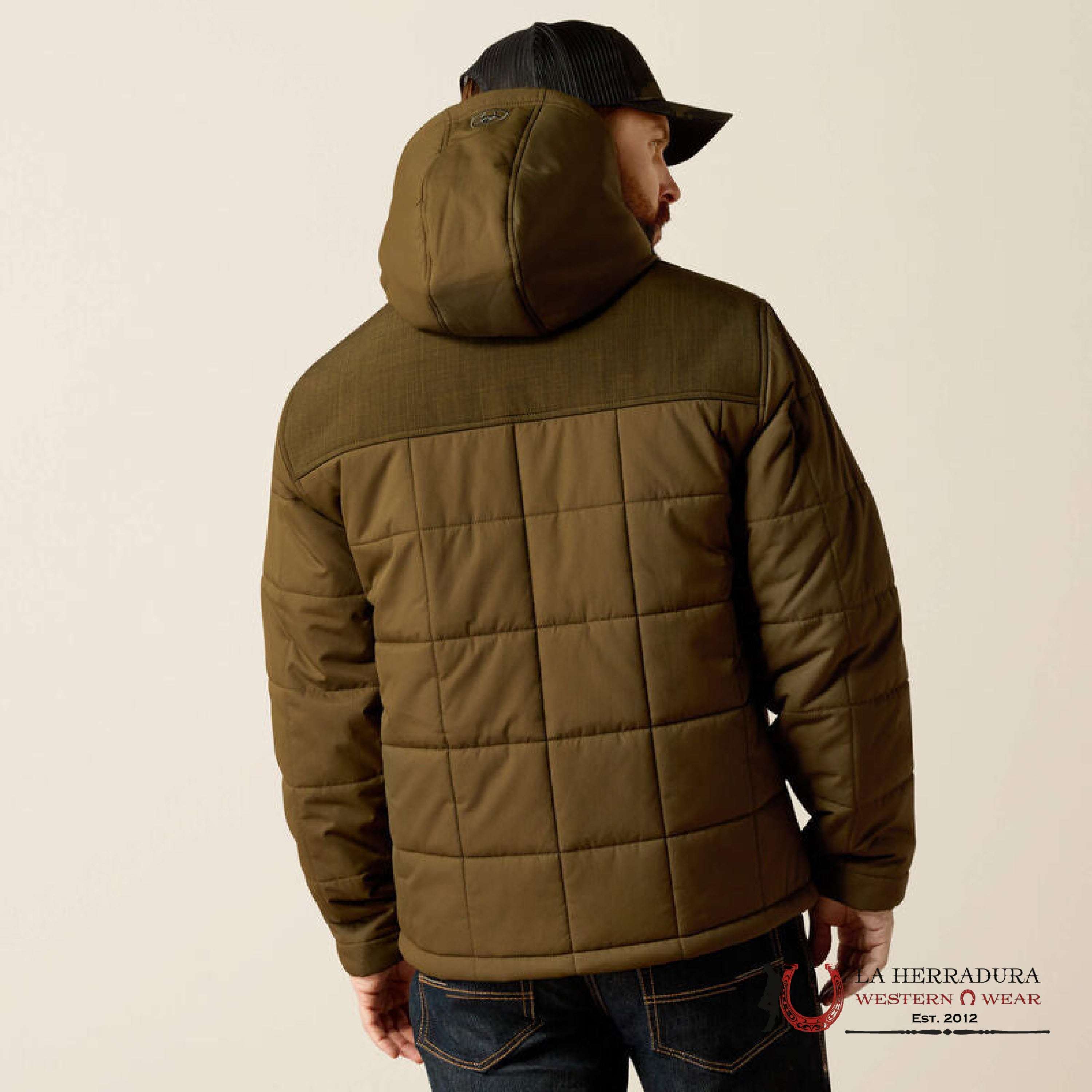Ariat Crius Hooded Inside Jacket Relic/Relic Heather - 2775 Ropa Hombres