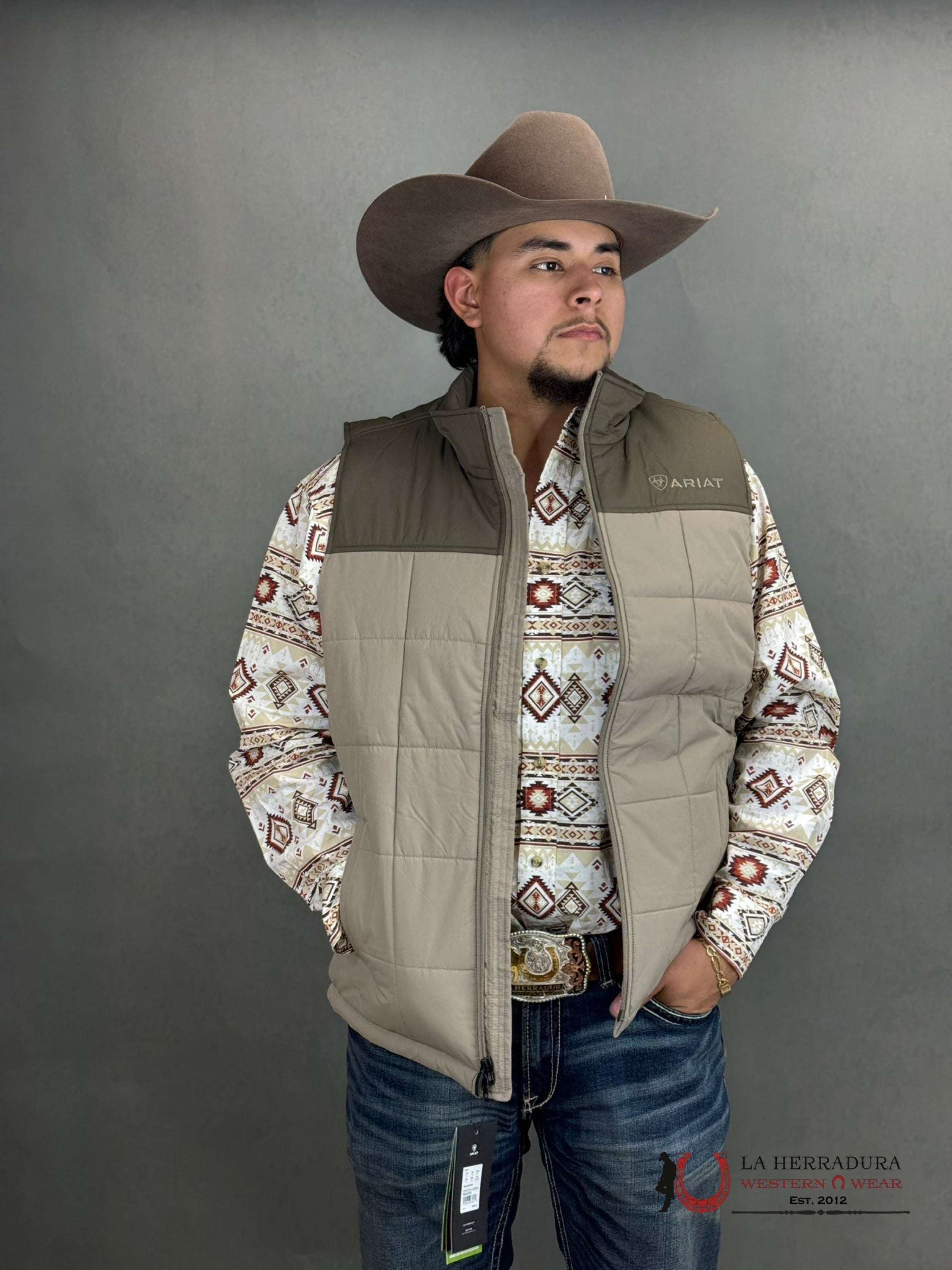 Ariat Crius Ins Brindle Major Brown Vest - 6734 Ropa Hombres