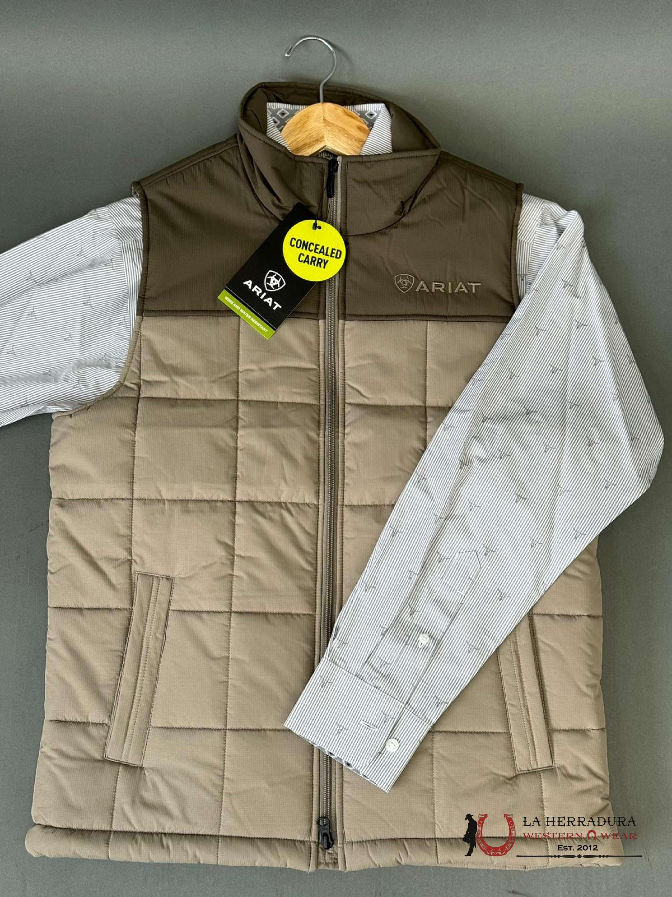 Ariat Crius Ins Brindle Major Brown Vest - 6734 Ropa Hombres