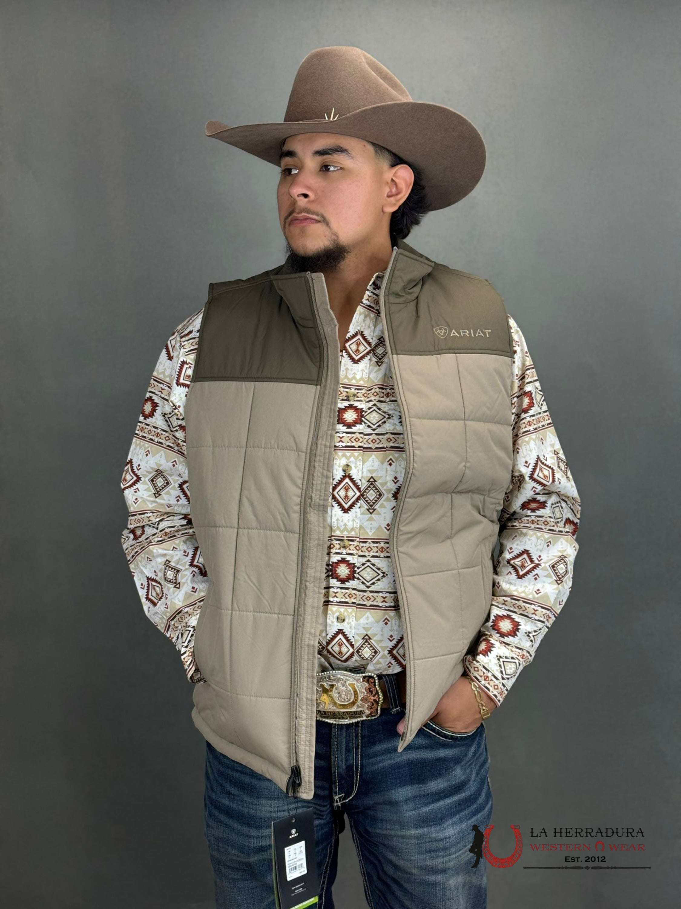Ariat Crius Ins Brindle Major Brown Vest - 6734 Ropa Hombres