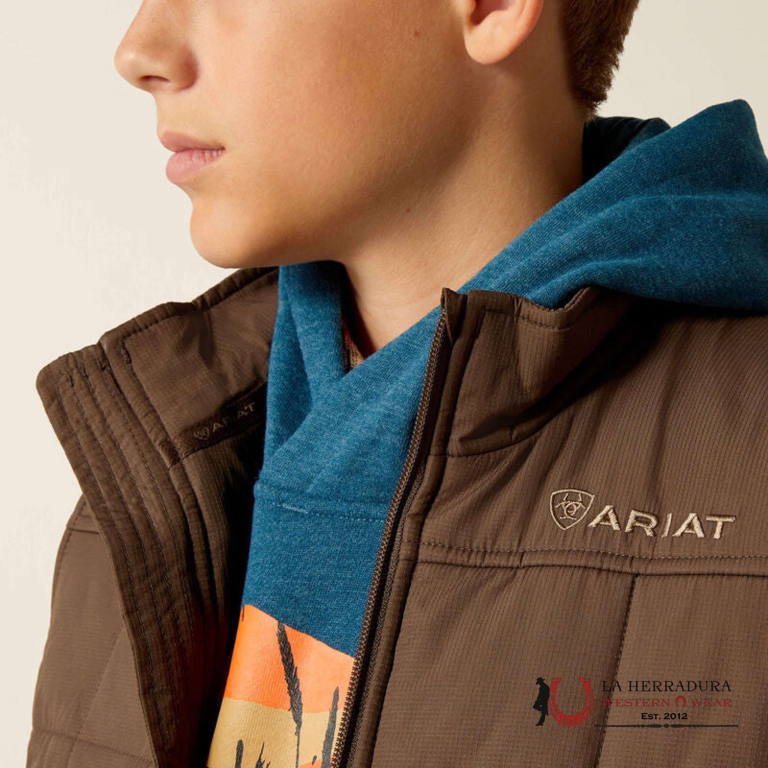 Ariat Crius Inside Vest Banyan Bark - 2351 Niños