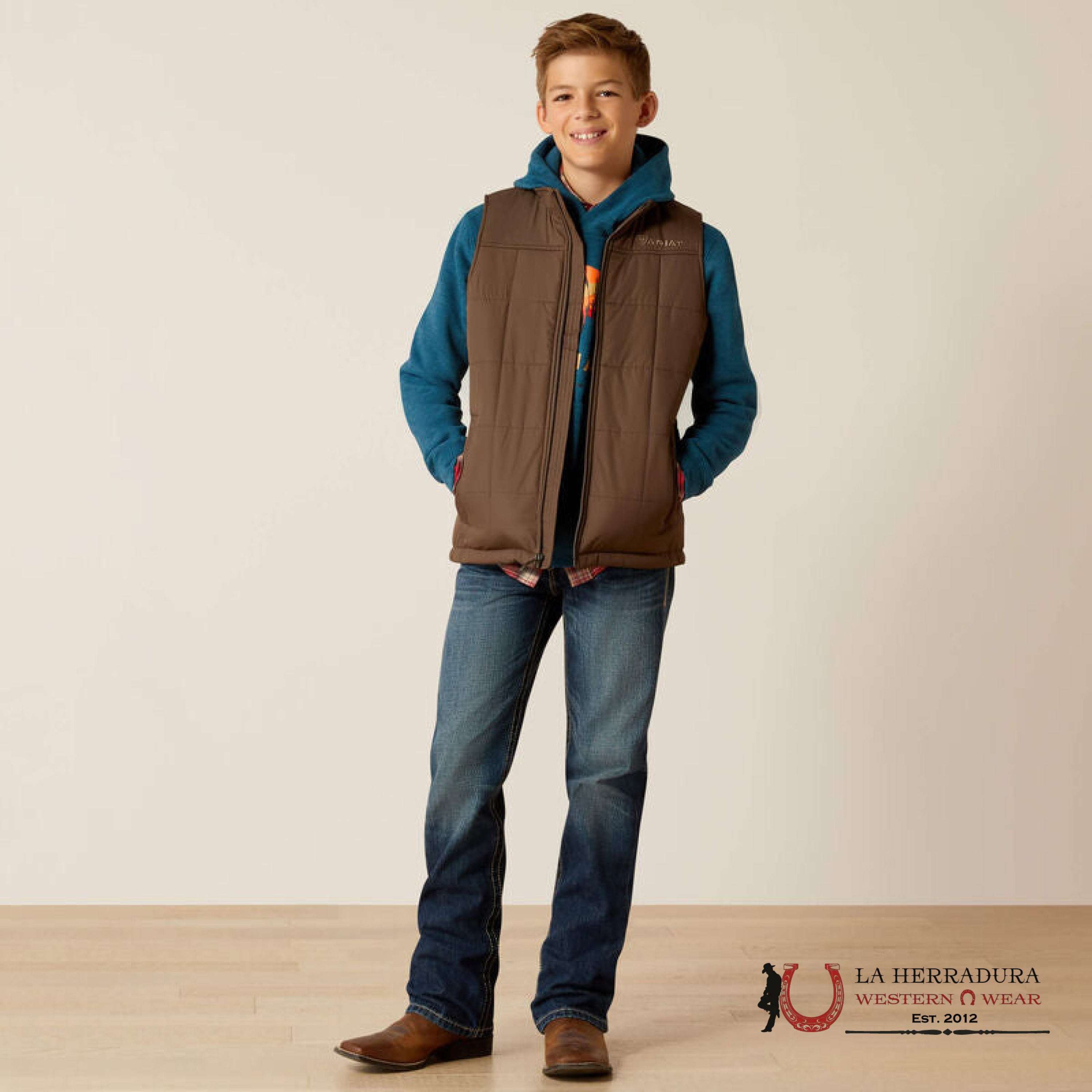 Ariat Crius Inside Vest Banyan Bark - 2351 Niños