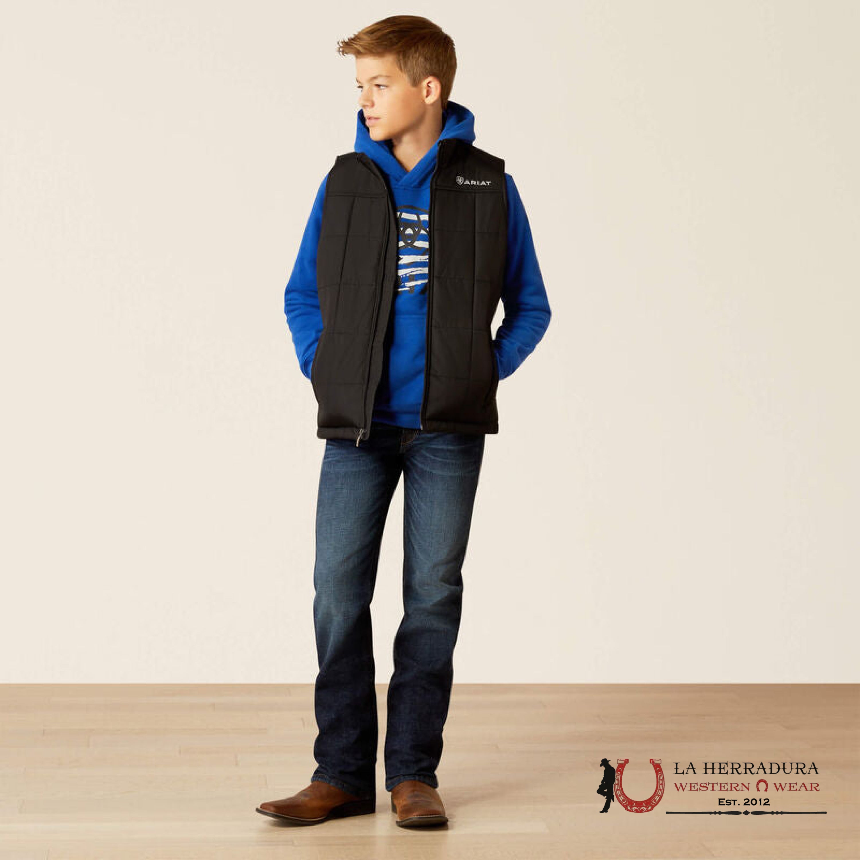 Ariat Crius Inside Vest Black- 1985 Niños