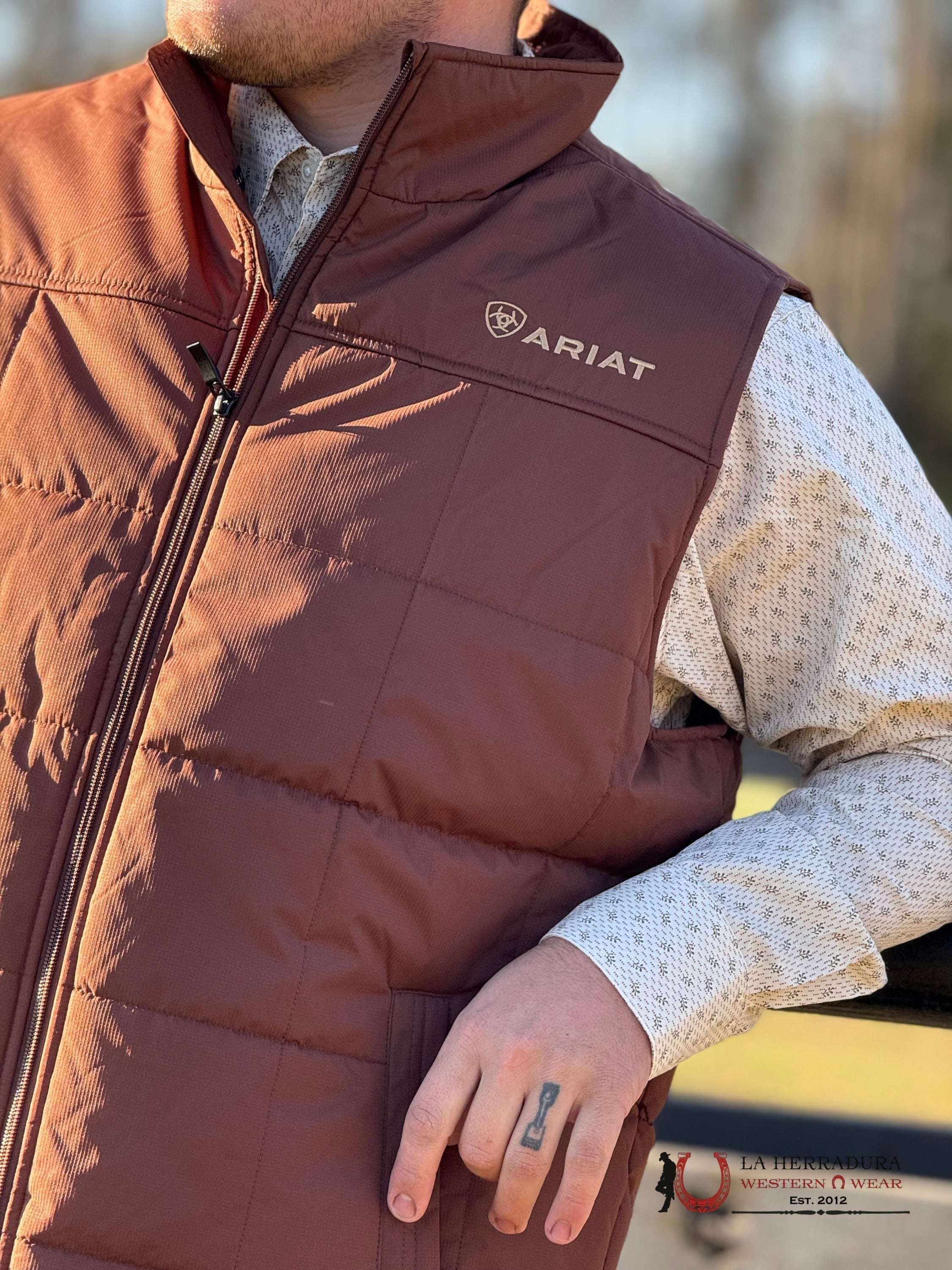 Ariat Crius Inside Vest Potting Soil- 2814 Ropa Hombres