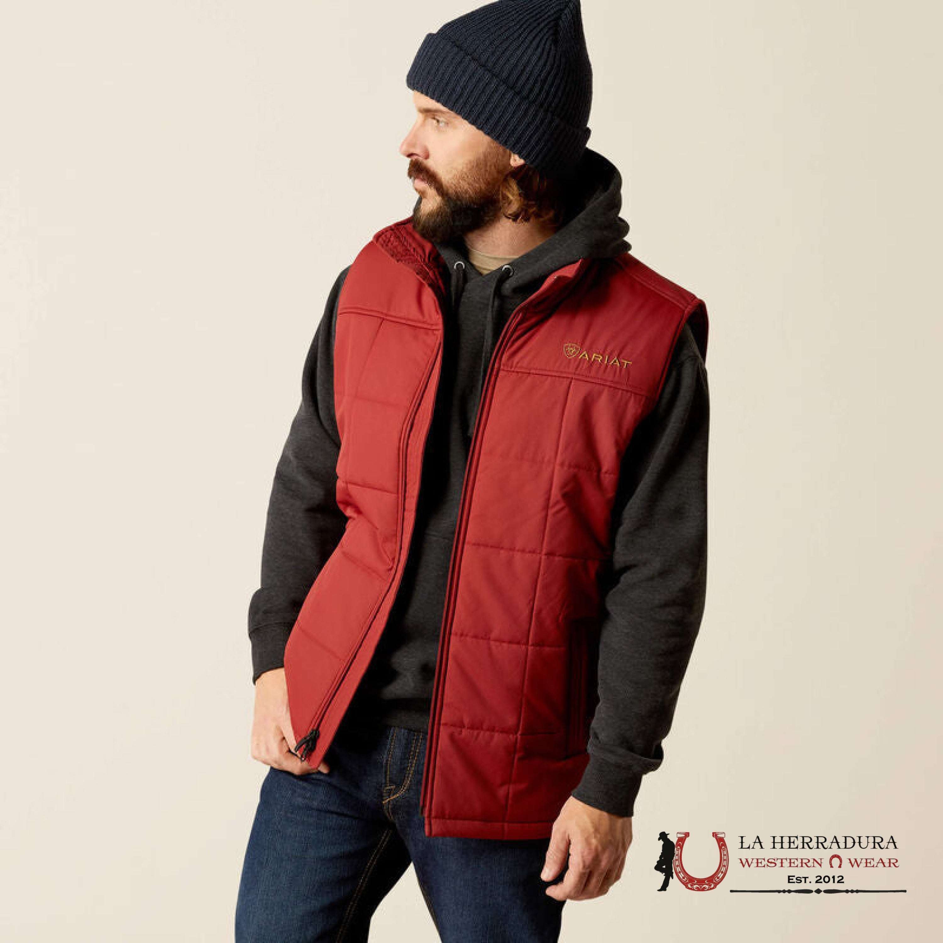 Ariat Crius Inside Vest Rosewood - 2817 Ropa Hombres