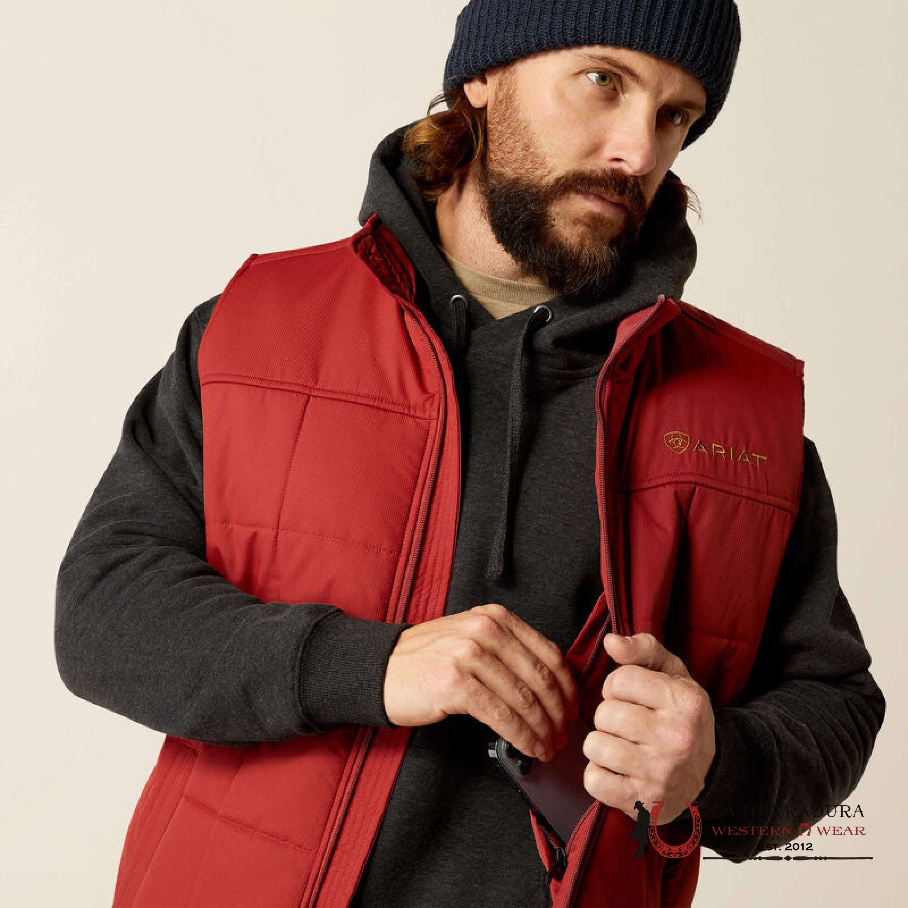 Ariat Crius Inside Vest Rosewood - 2817 Ropa Hombres