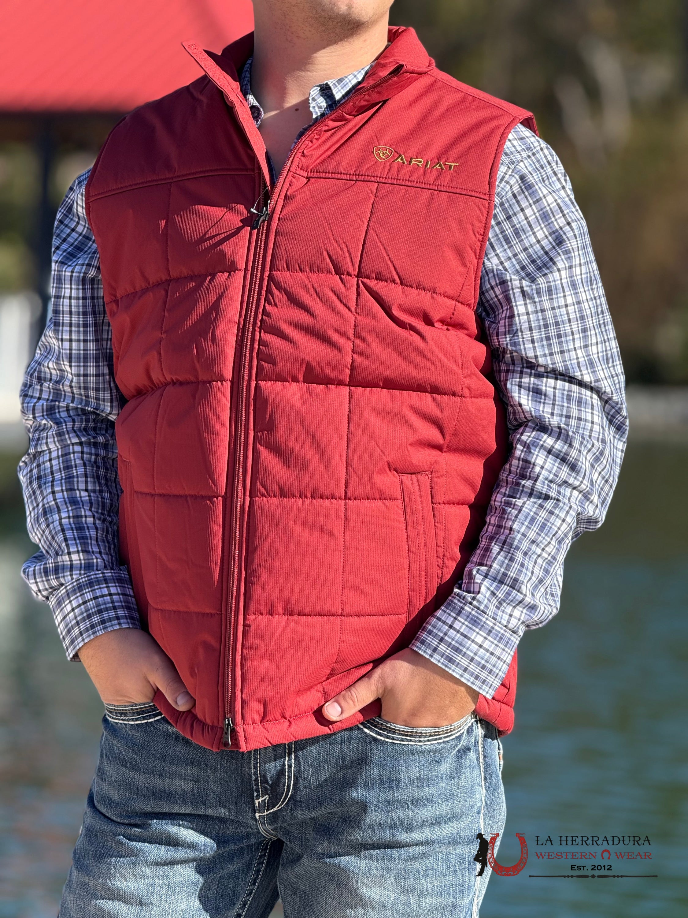 Ariat Crius Inside Vest Rosewood - 2817 Ropa Hombres