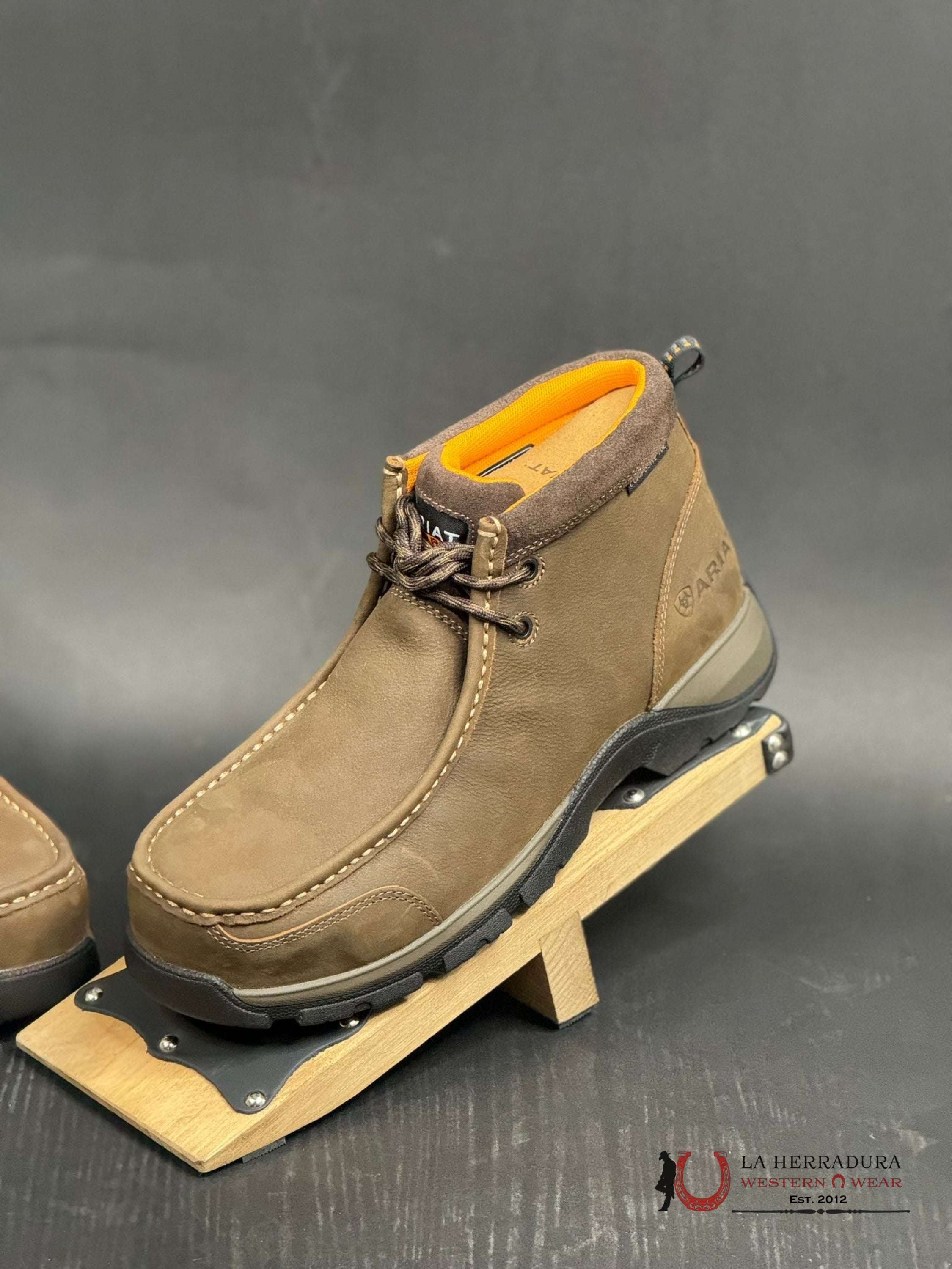 Ariat Edge Lte Moc Comp Toe Dark Brown Work Boot