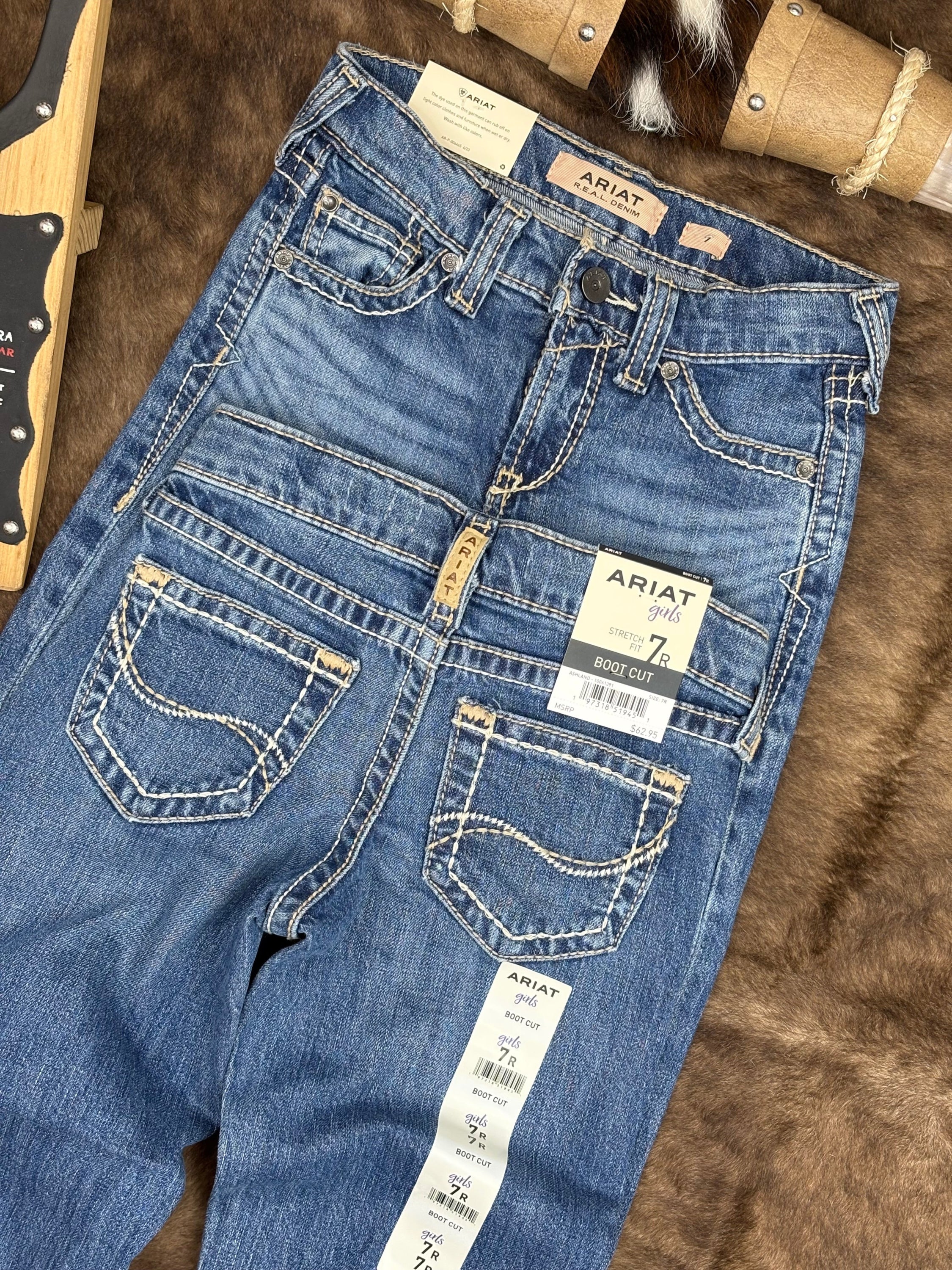 Ariat Girls Ashland Bootcut Jeans - 1391 NIÑAS