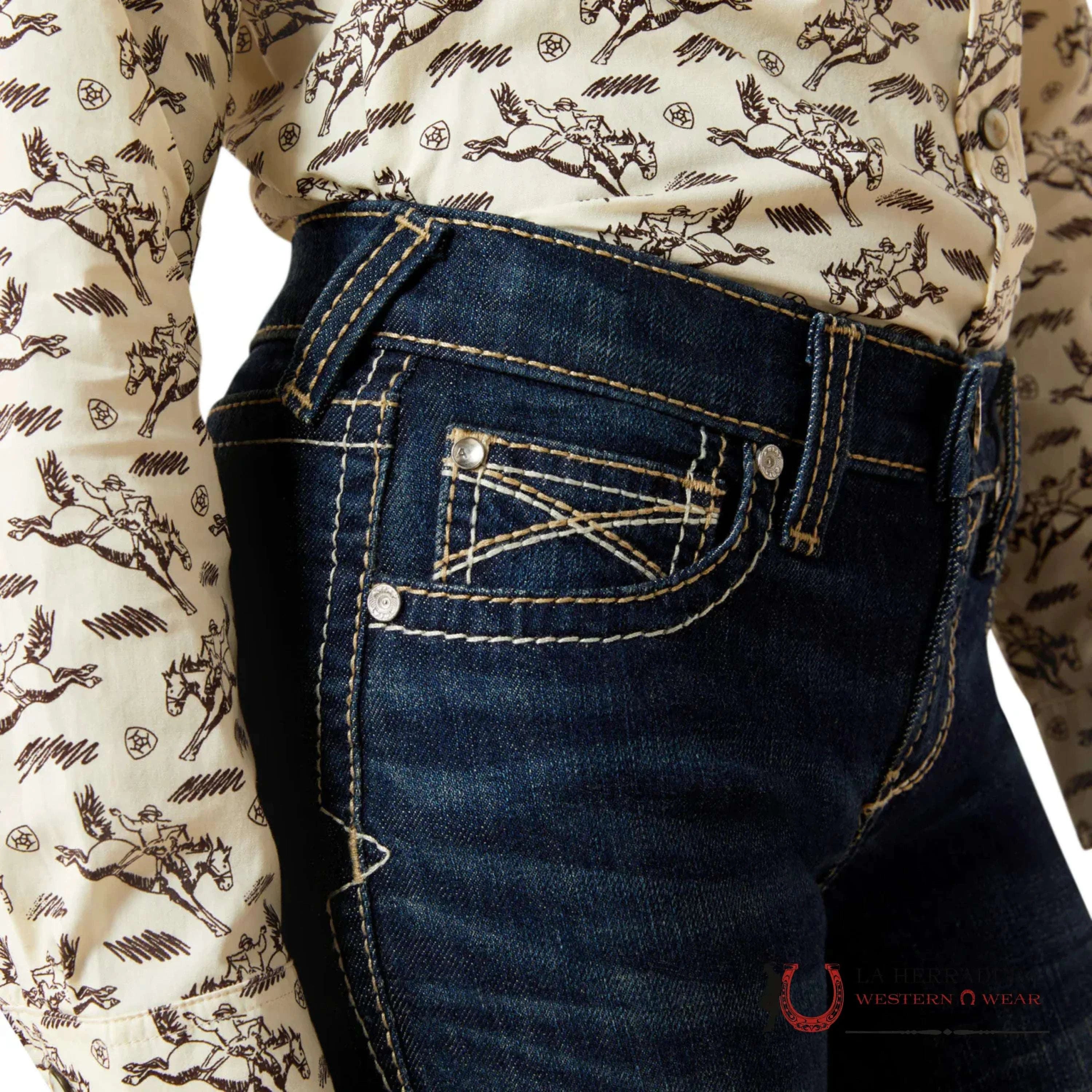 ARIAT GIRLS BOOT CUT JEANS 10061720 NIÑOS