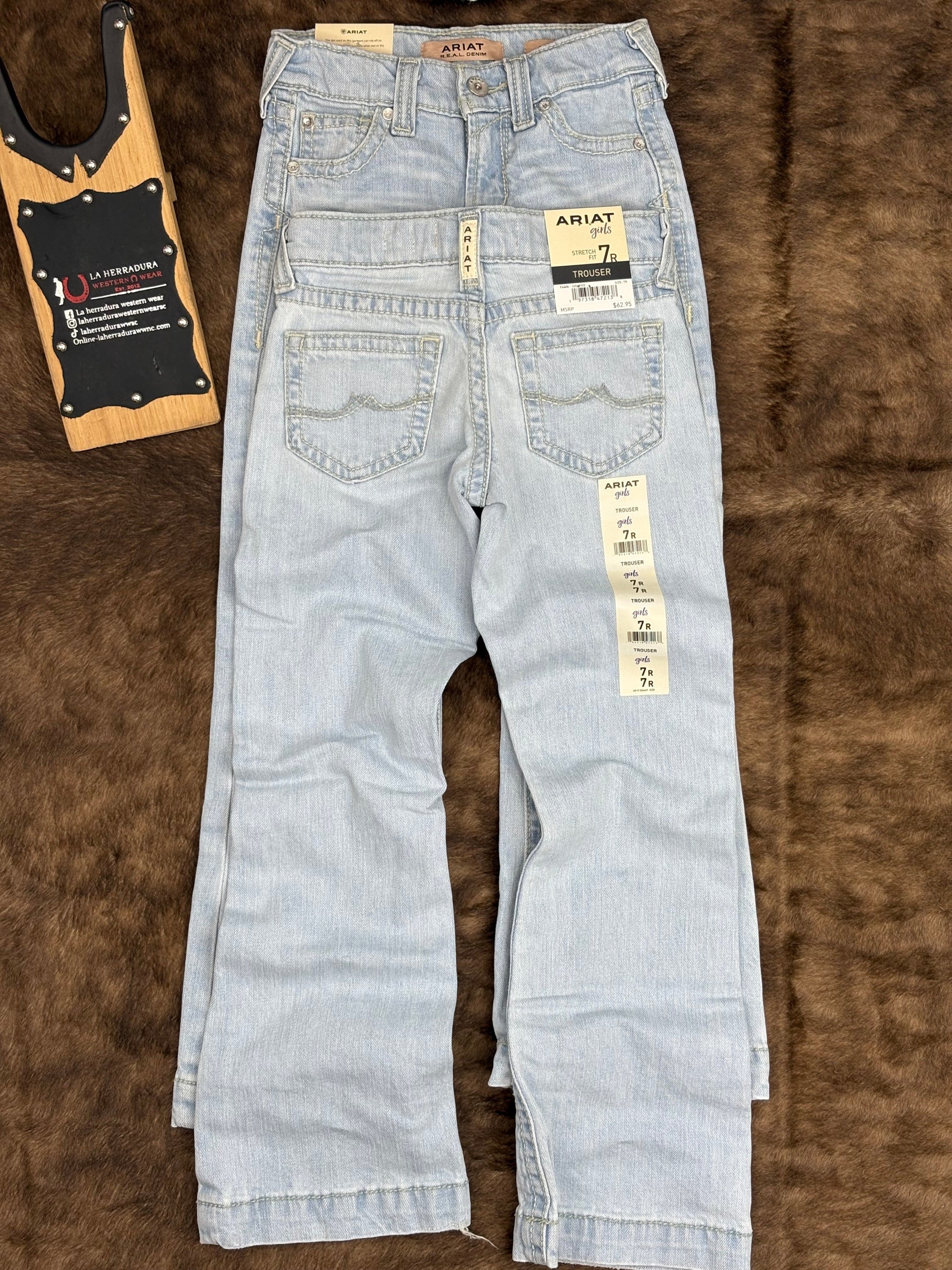 Ariat Girls Fawn Trouser Jeans - 0982 NIÑAS