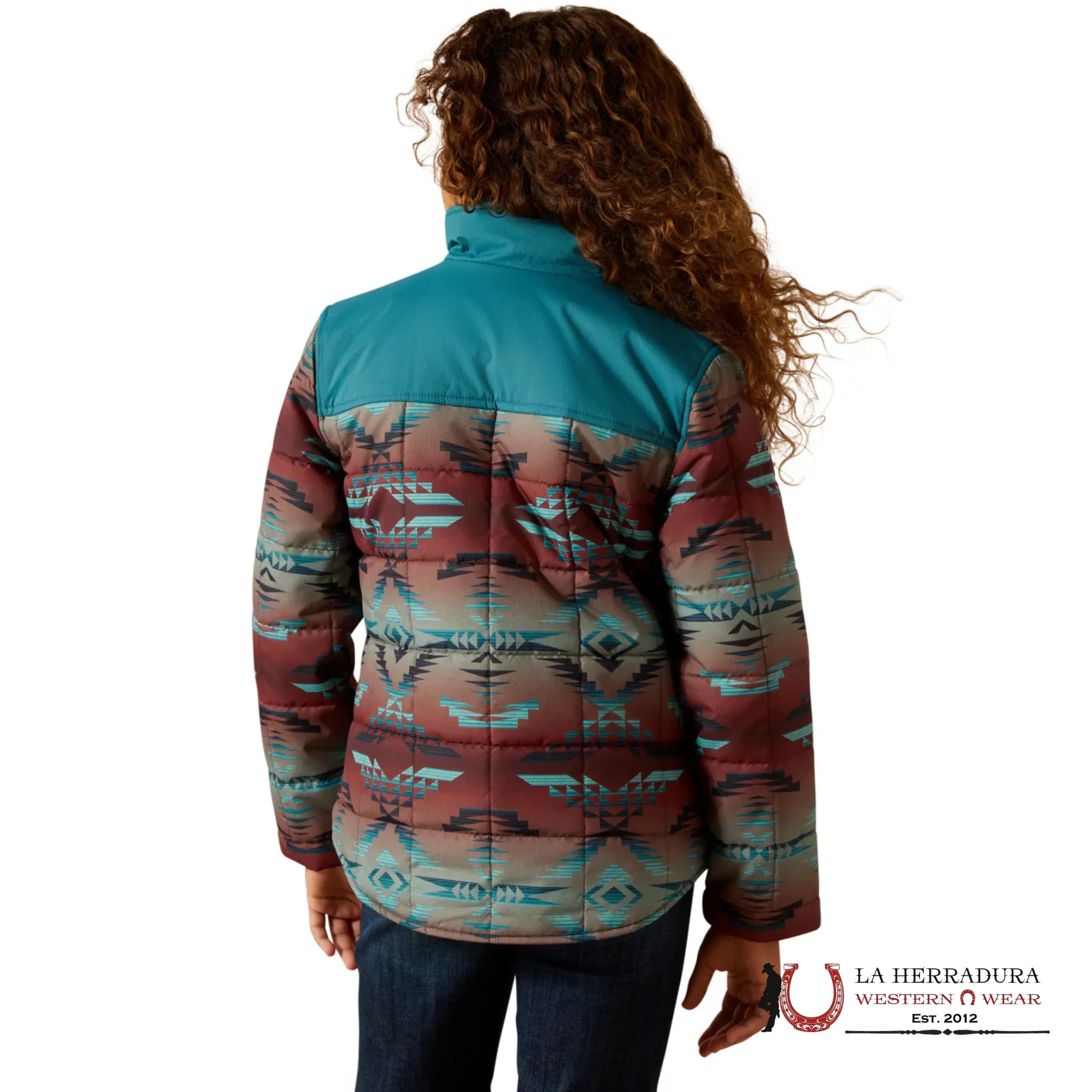 Ariat Girls Serrano Southwest Print Zip Jacket 10062259 NIÑOS