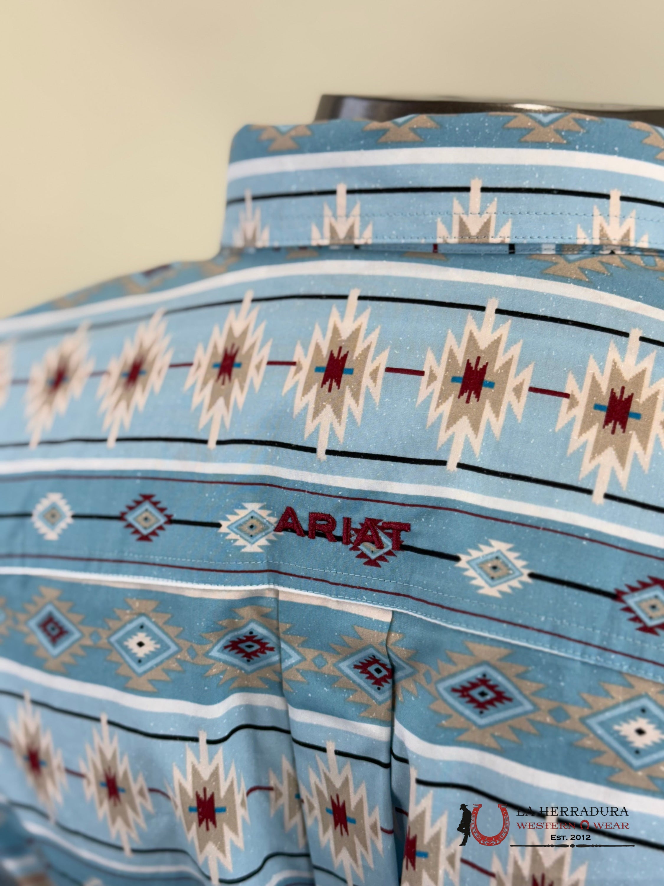 Ariat Gorman Long Sleeve Shirt Turquoise - 4640 Ropa Hombres