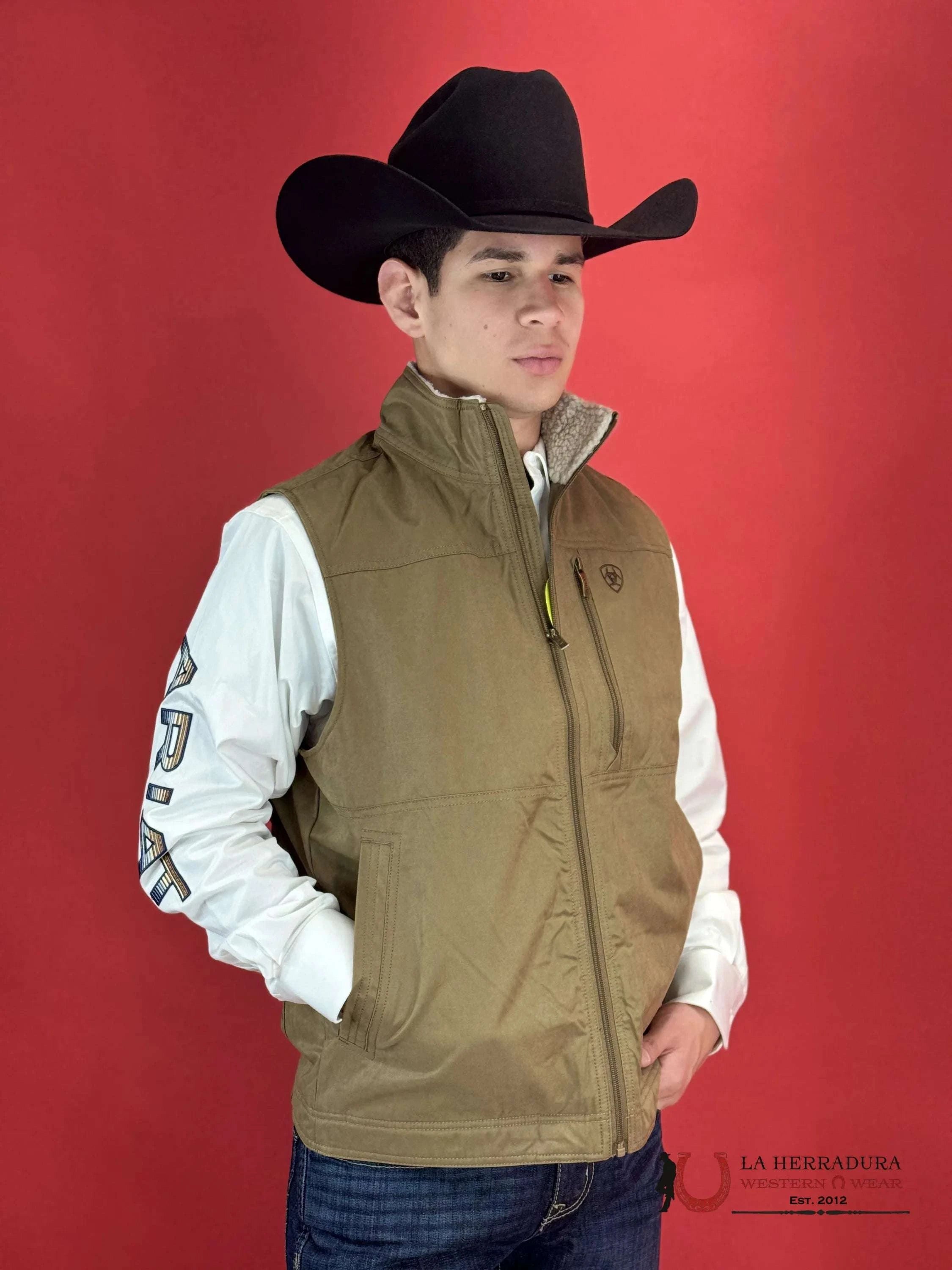 Ariat Grizzly Canvas Ins Vest Cub Ropa Hombres